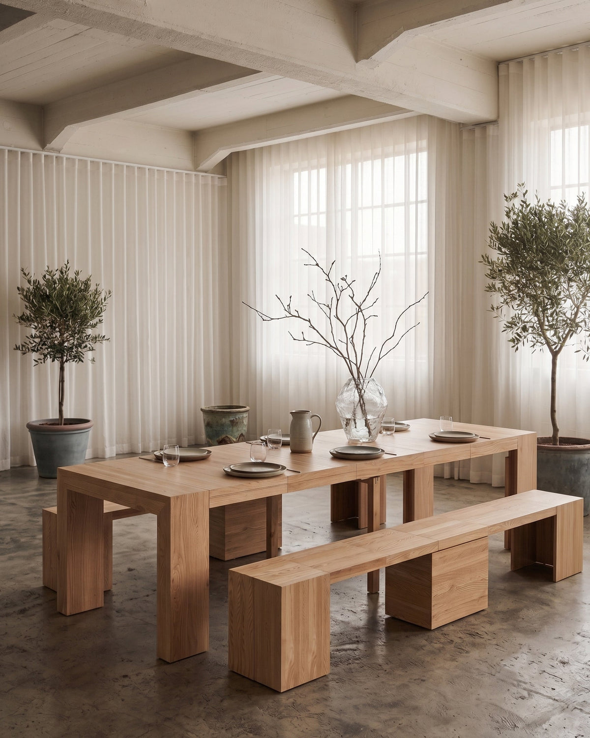 Cassis expand™ dining table | ash - tables expand | madorne