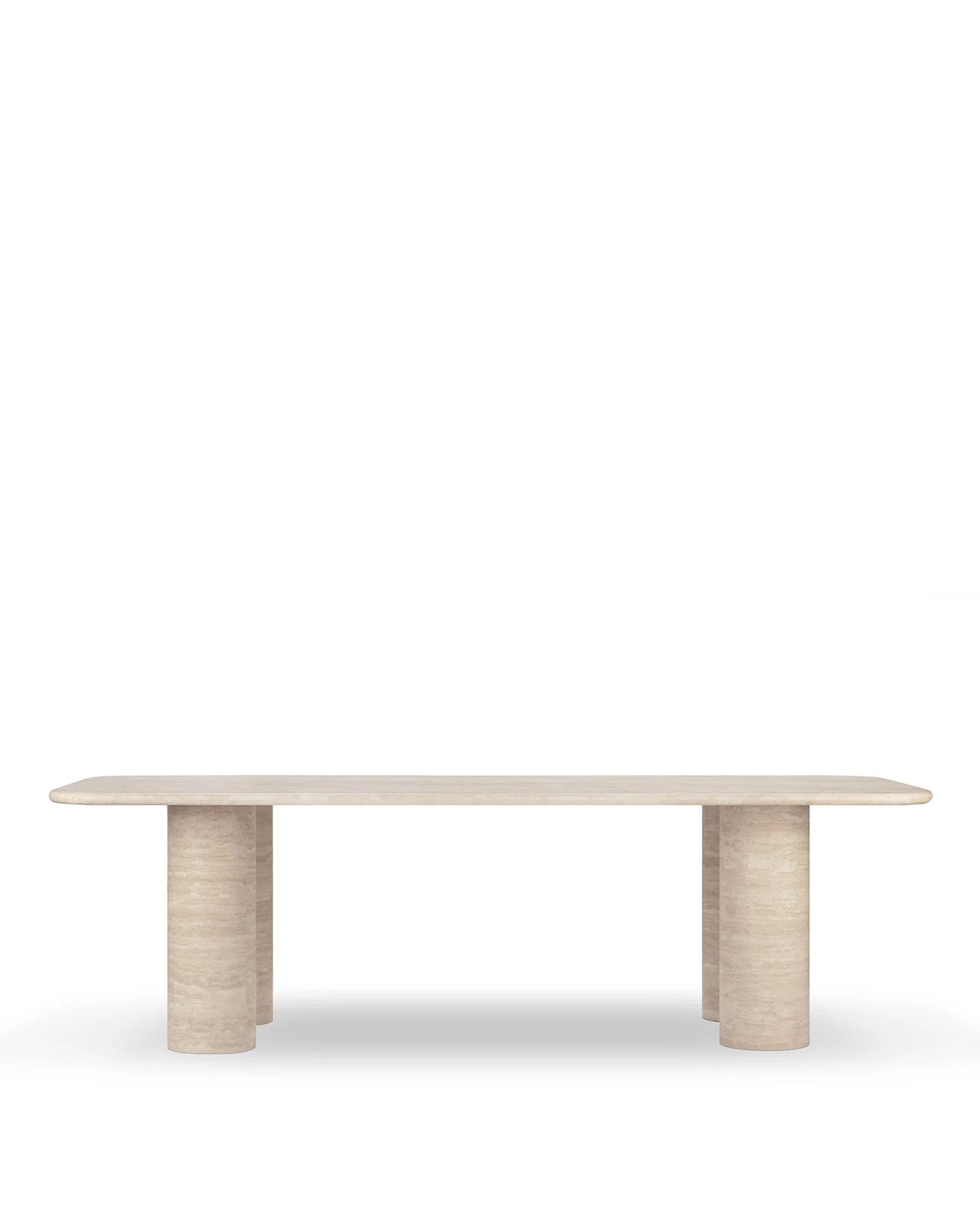 Cata™ dining table | honed travertine - tables cata | modern | madorne