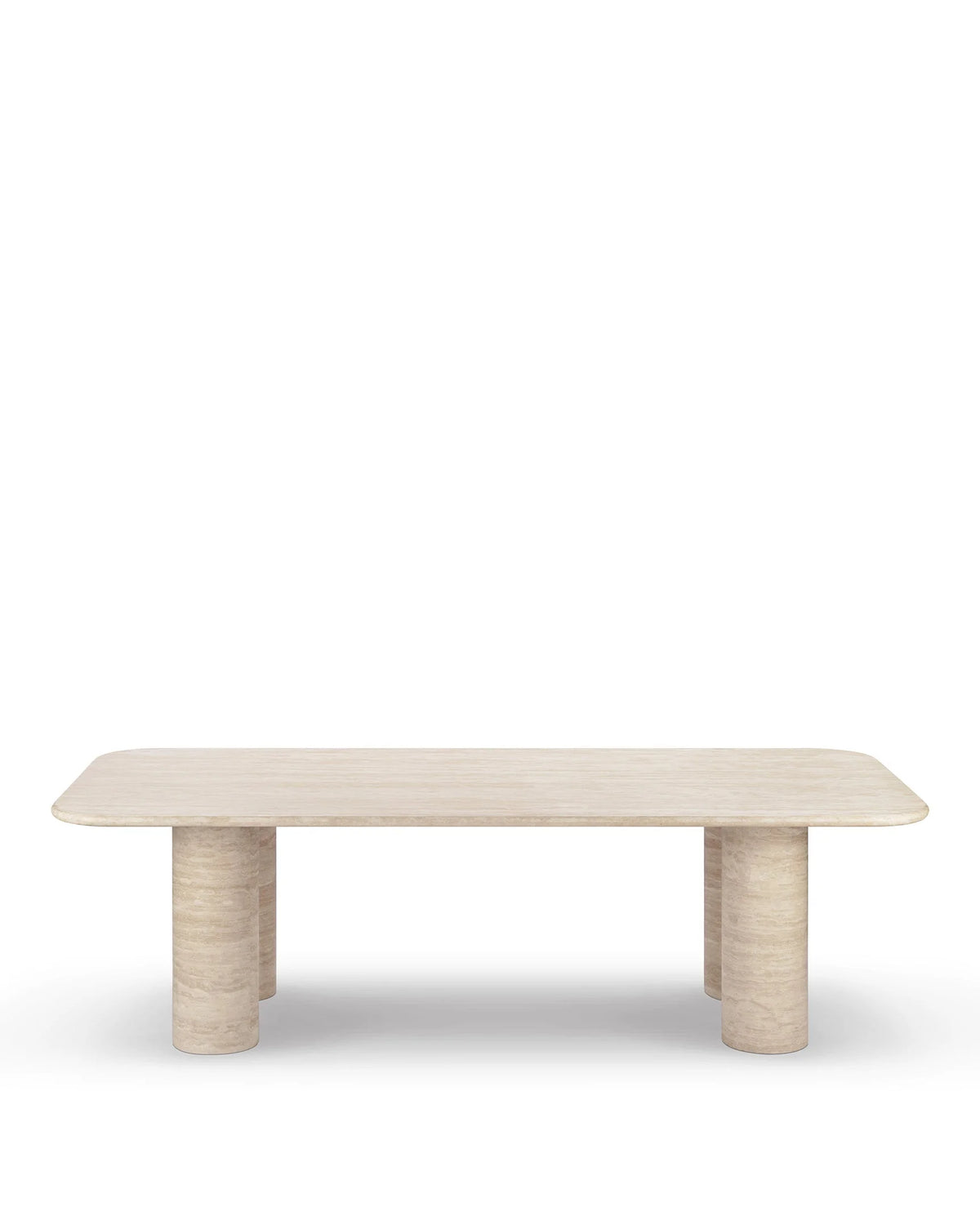 Cata™ dining table | honed travertine - tables cata | modern | madorne