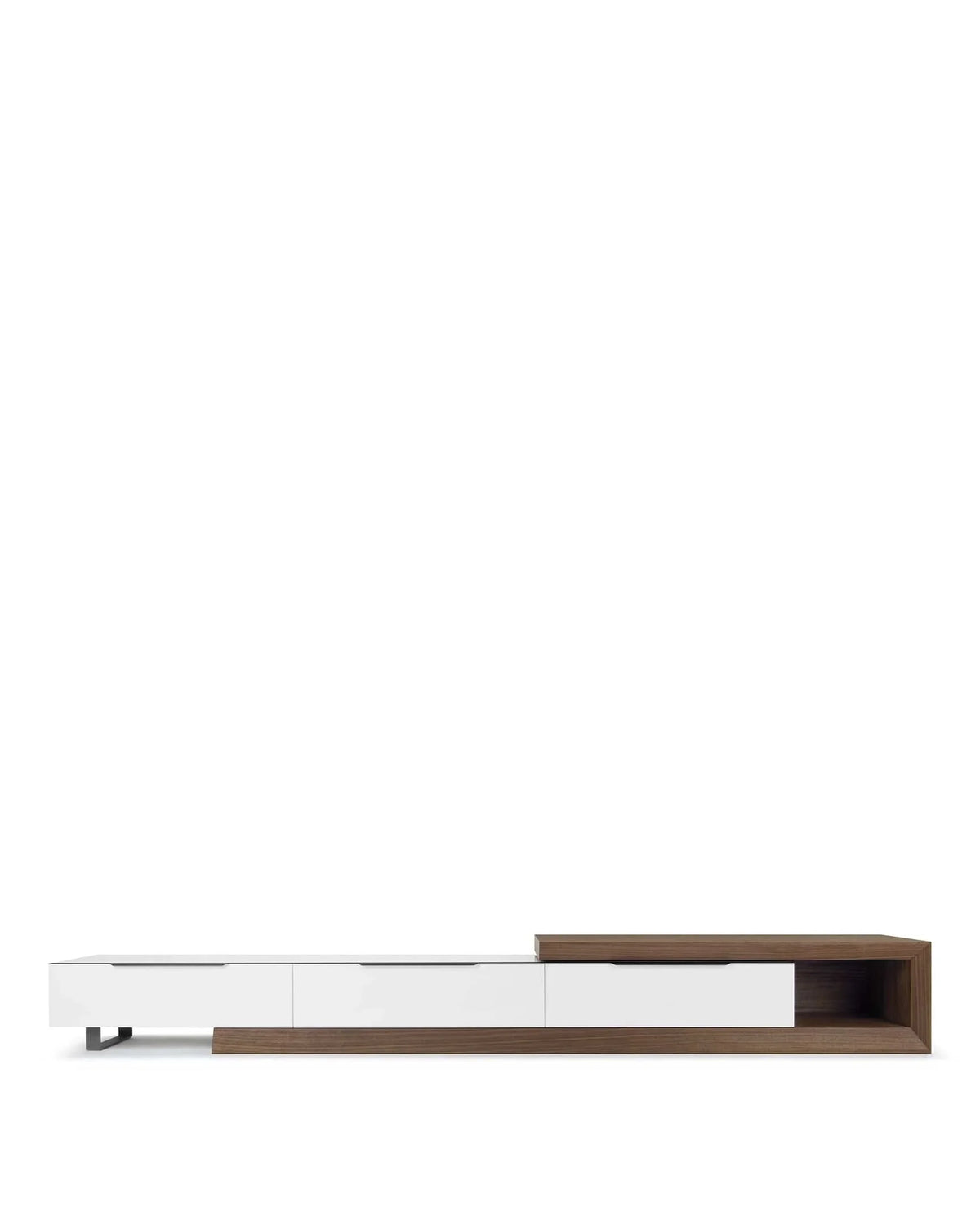 Cela™ adjustable media console - storage cela | furniture | madorne