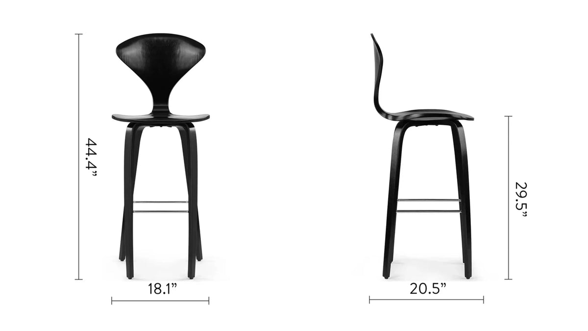 Cherna™ bar stool | molded ash - & counter stools cherner stool-inspired | madorne