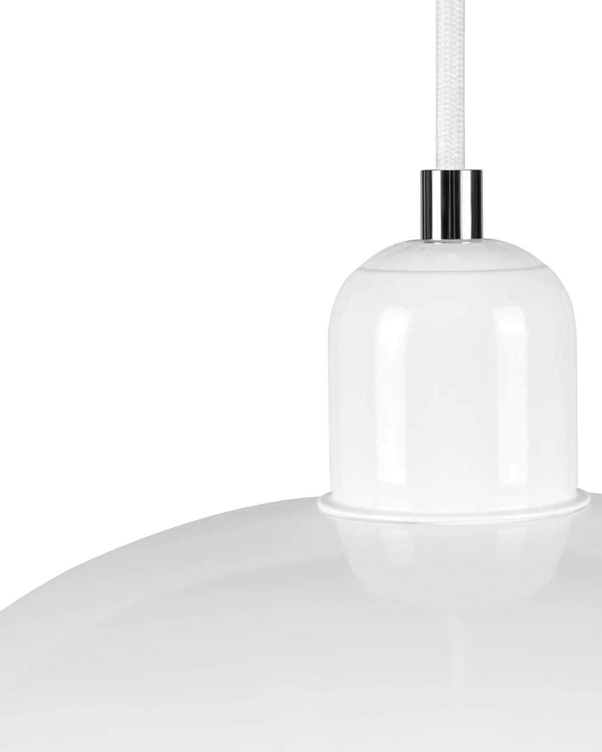 Cila™ pendant | domed steel shade - lighting kaiser idell 6631-p pendant-inspired | madorne