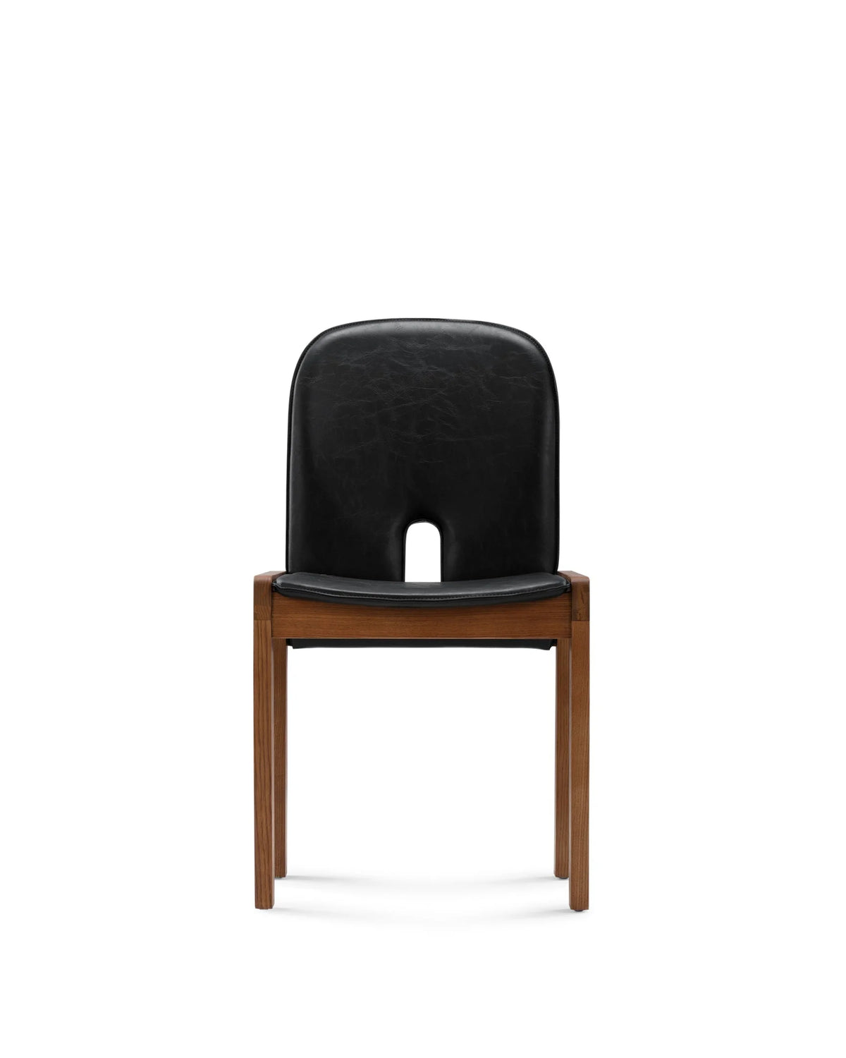 Cinque 65™ side chair | upholstered wood - black - dining chairs 65 inspired by scarpa 121 | madorne