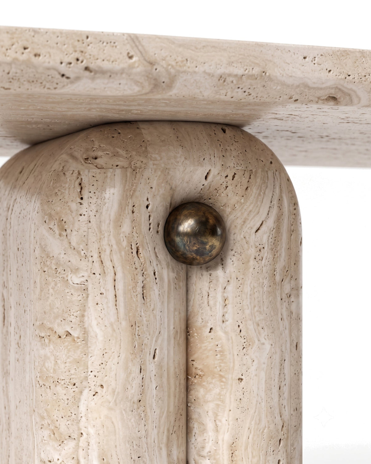 Clama Stone™ Dining Table | Travertine