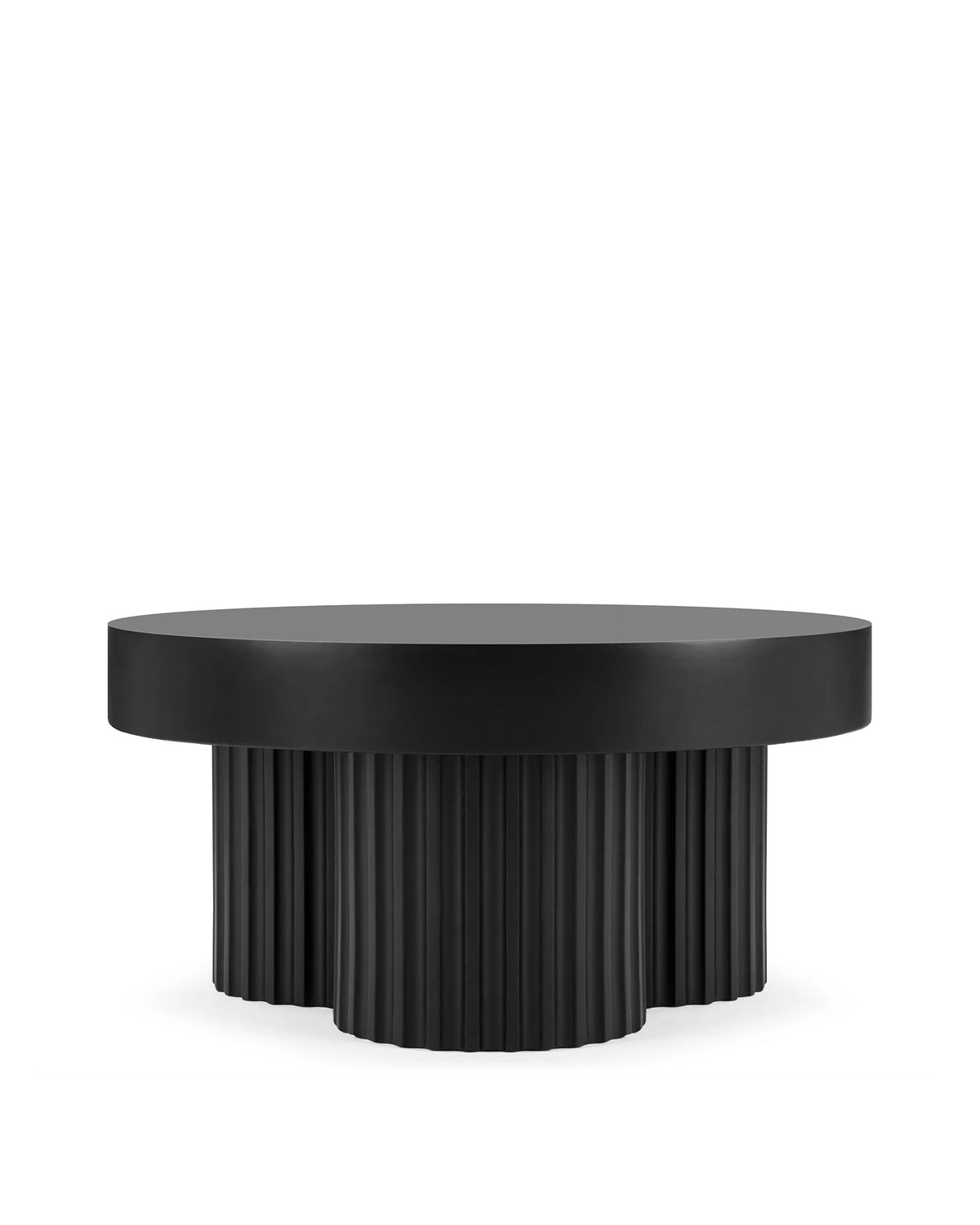 Cog™ coffee table | lightweight concrete - black - tables cog | designer | madorne