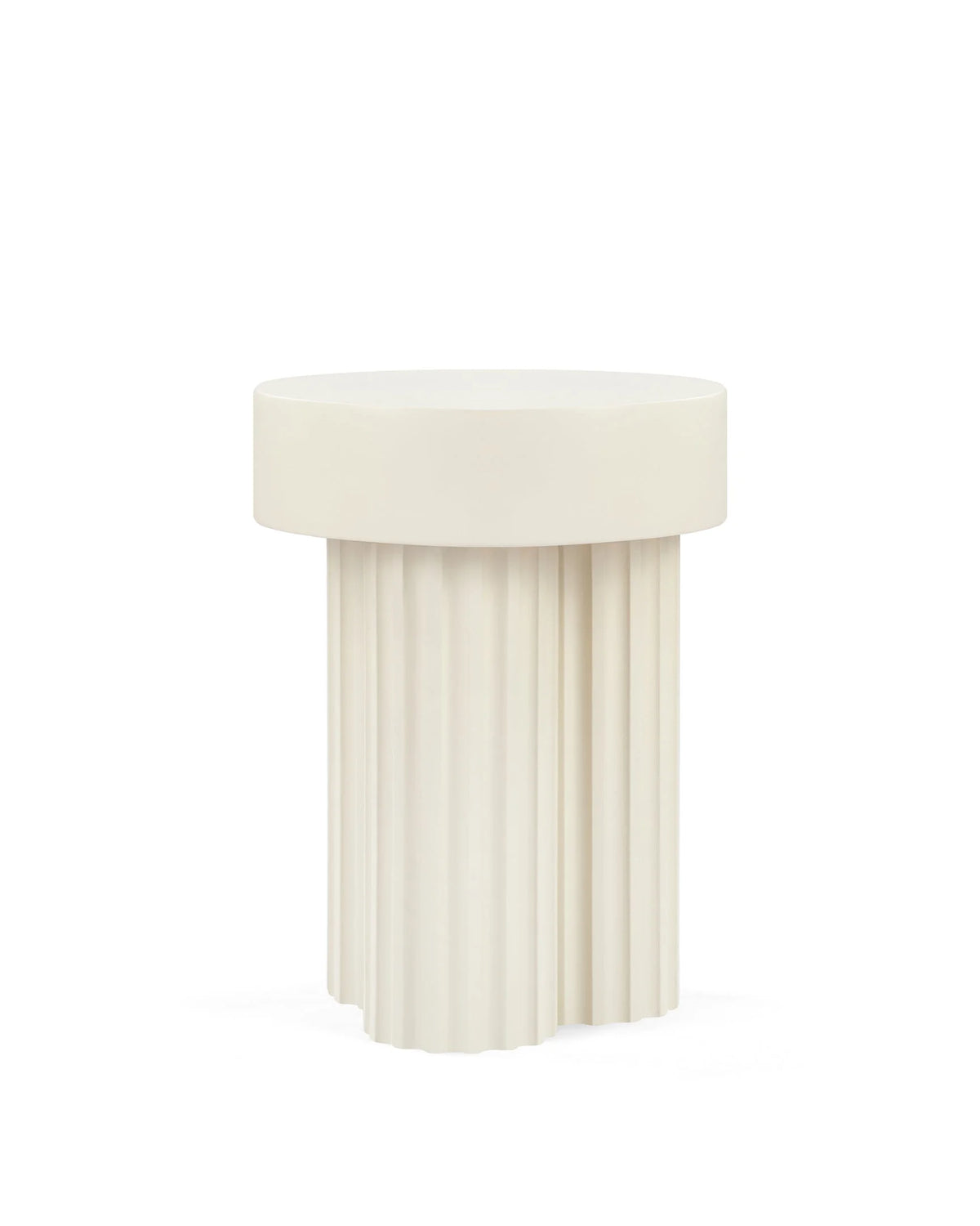 Cog™ outdoor side table | lightweight concrete - tables cog | designer | madorne