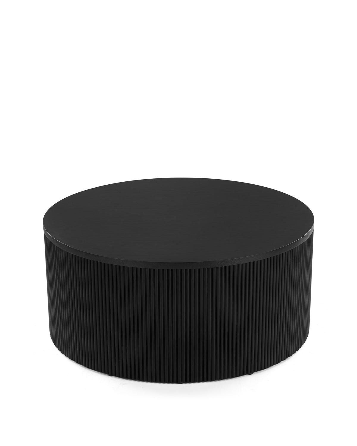 Cora flute™ coffee table | black ash - tables flute | madorne