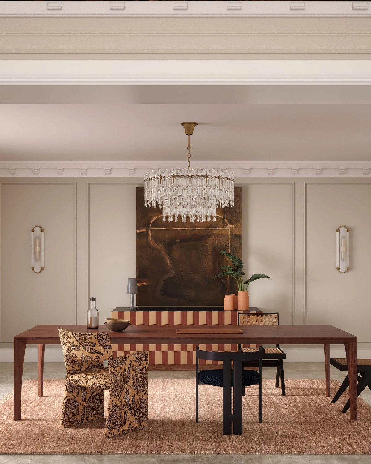 Corona™ dining armchair | upholstered geometry - chairs crown armchair-inspired | madorne