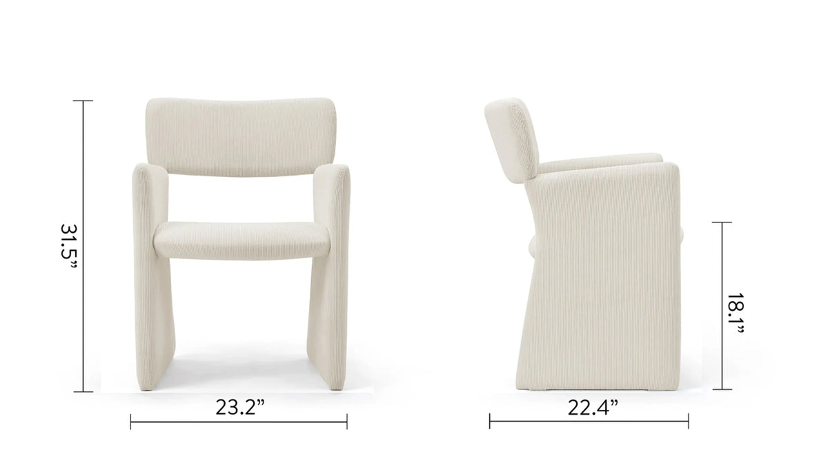Corona™ dining armchair | upholstered geometry - chairs crown armchair-inspired | madorne