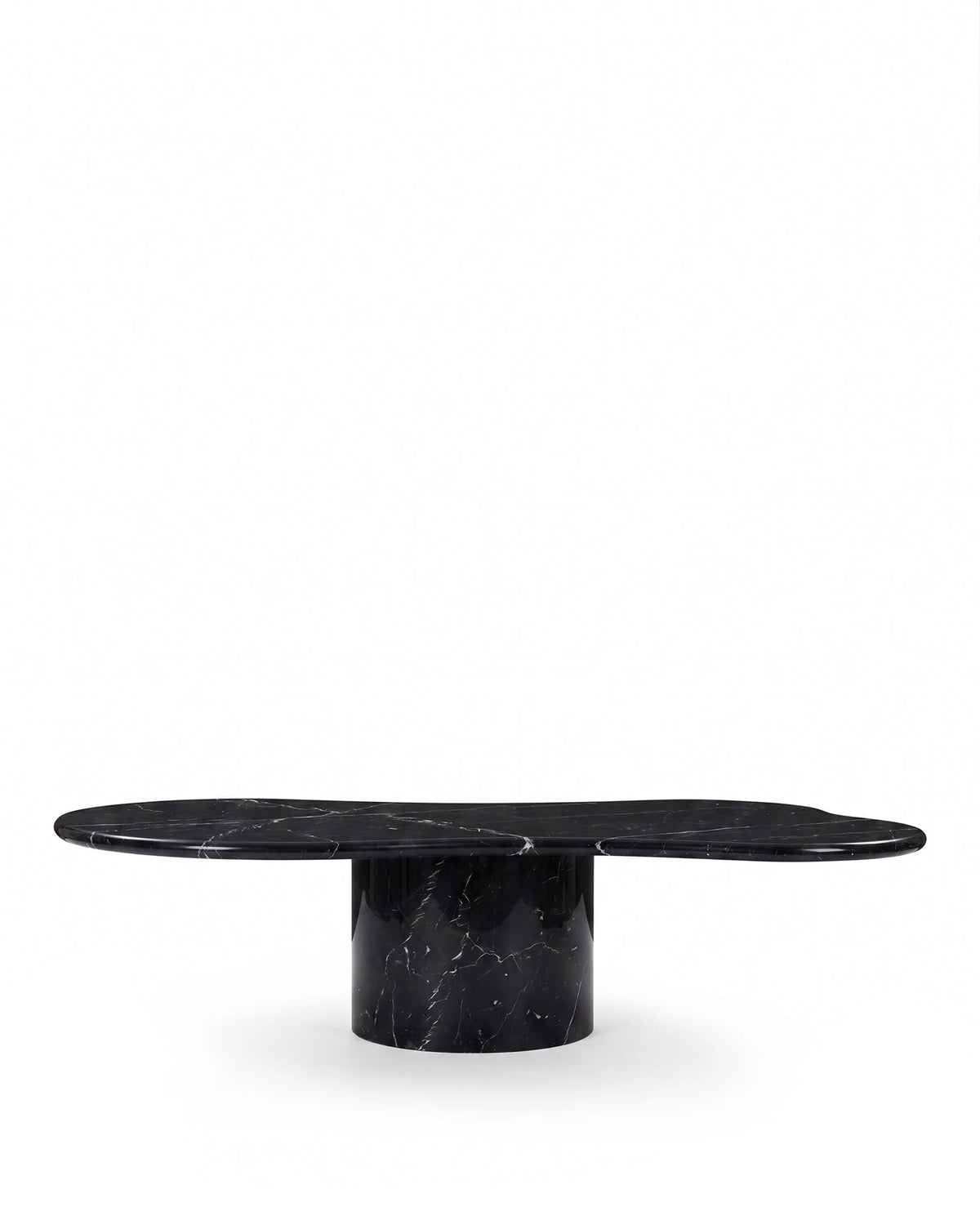 Cumulus™ stone coffee table | organic form - nero marquina - tables cloud-form marble | madorne