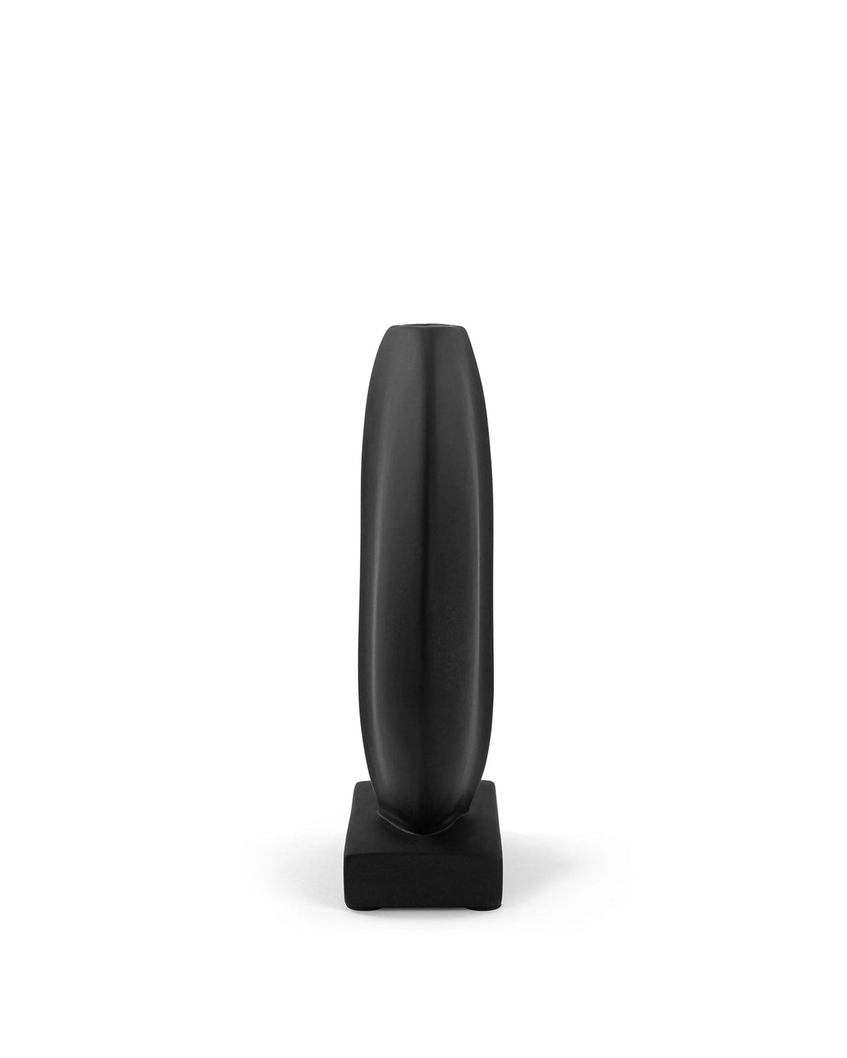 Daga™ vase mini | black painted ceramic - decor daga inspired by guggenheim | madorne