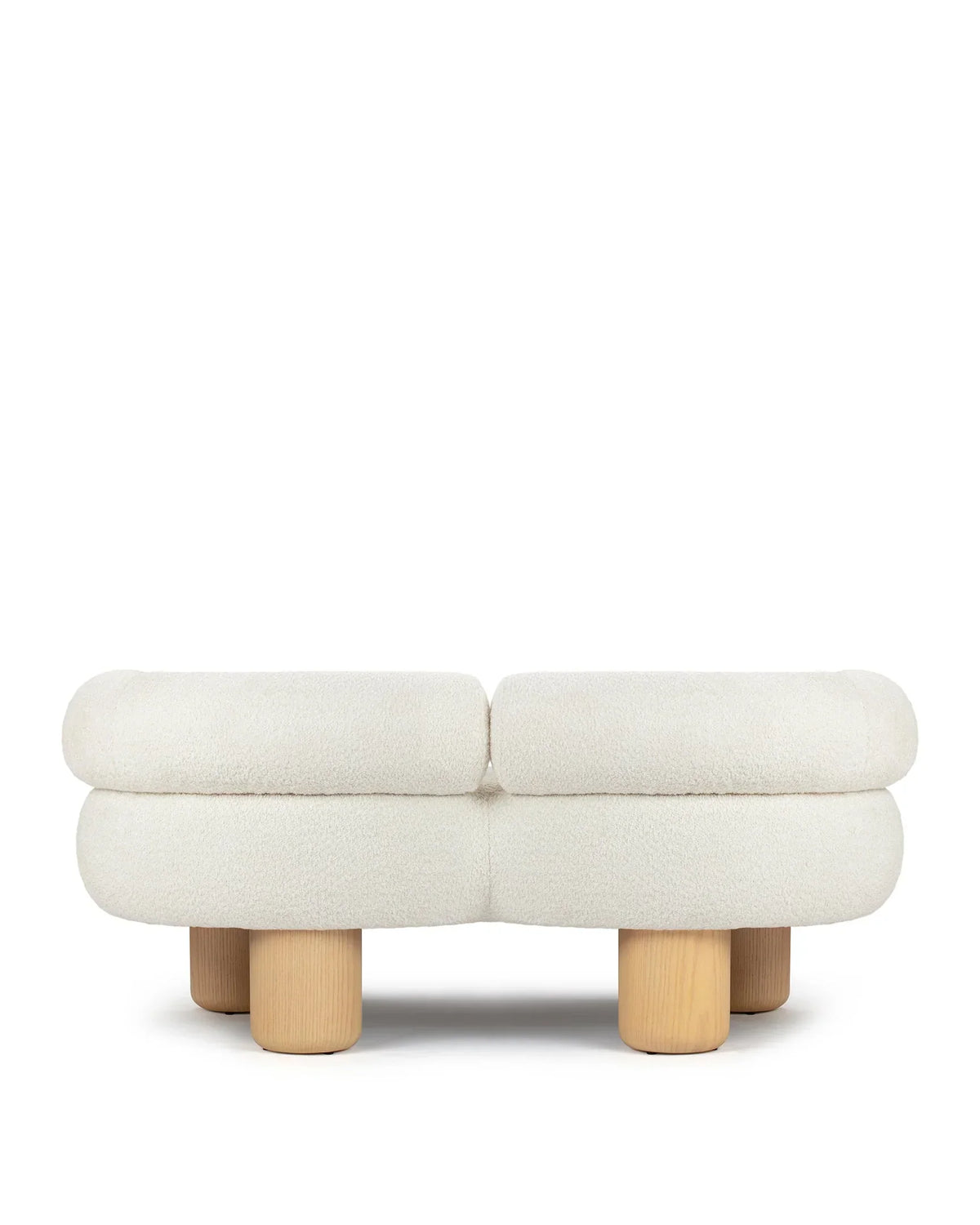Dala™ two seater sofa | luxe boucle polyester - 2 seaters siamese sofa-inspired | madorne