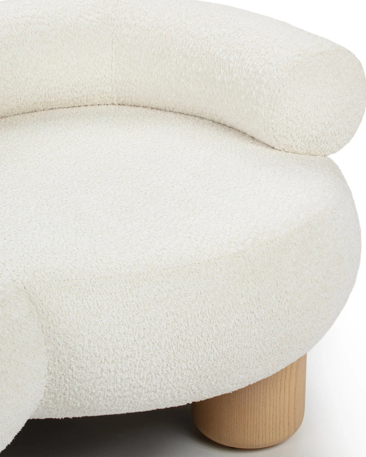 Dala™ two seater sofa | luxe boucle polyester - 2 seaters siamese sofa-inspired | madorne