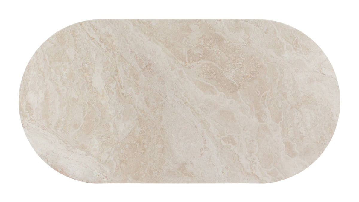 Danta 19™ Dining Table | White Travertine