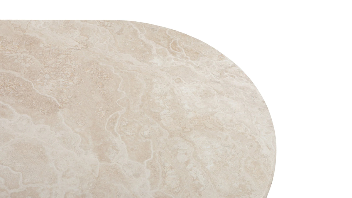 Danta 19™ Dining Table | White Travertine