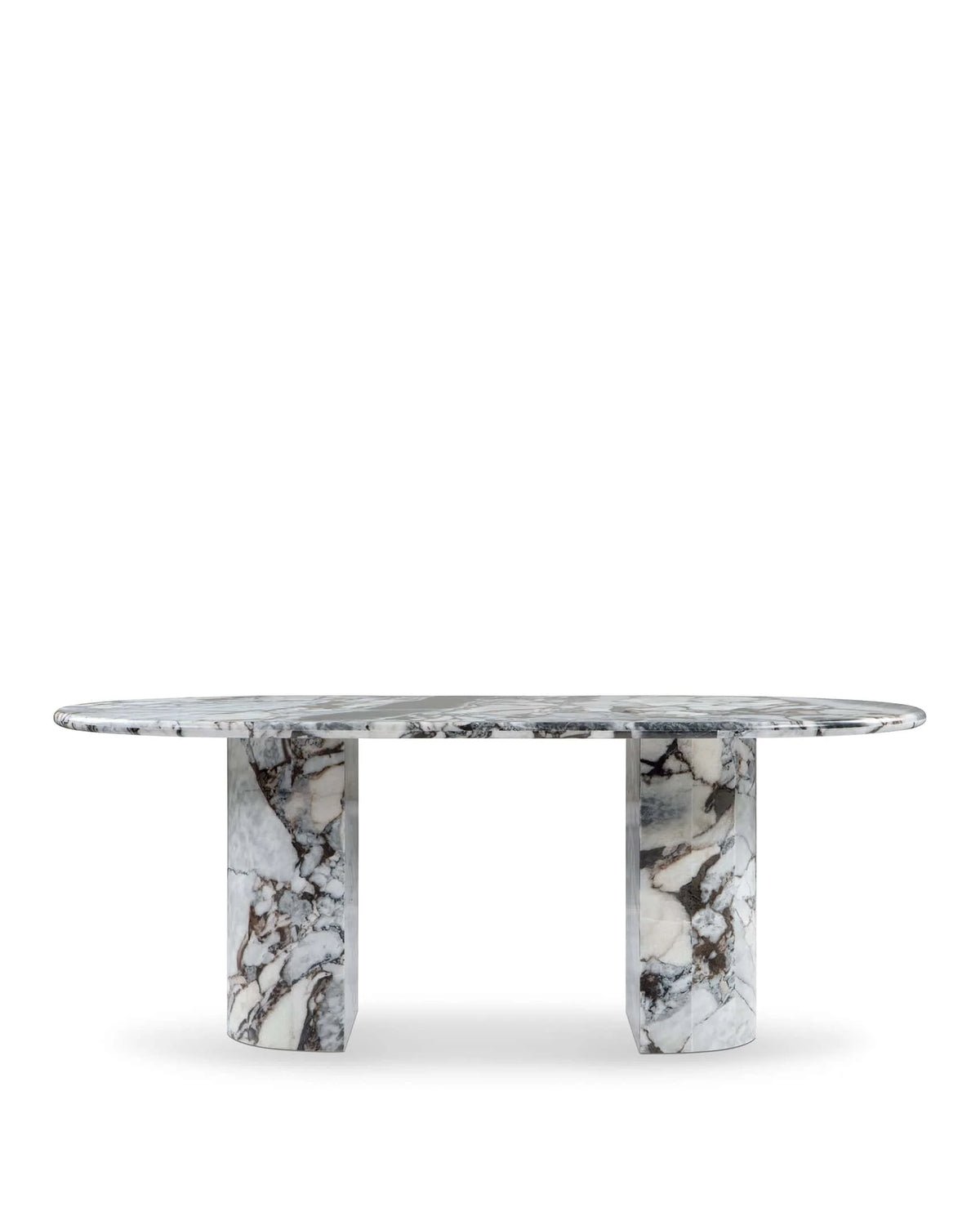 Danta 77™ dining table | marble or concrete - tables 77in | madorne