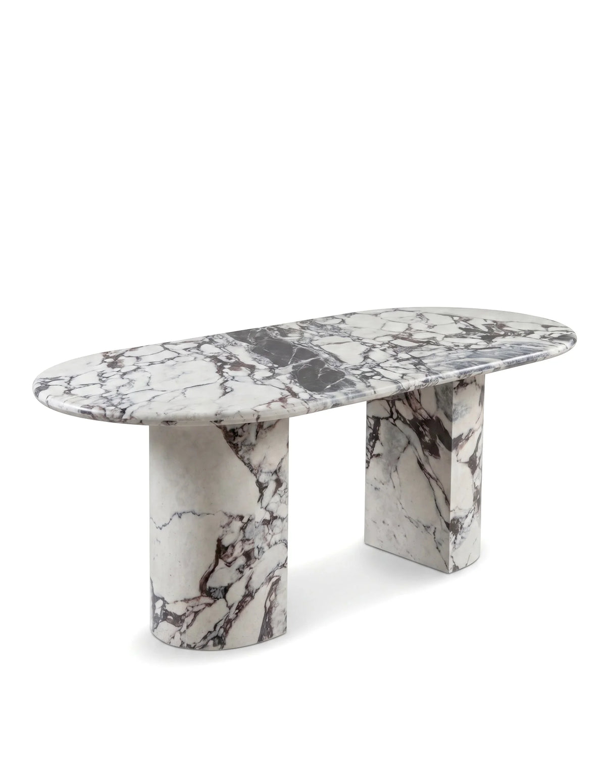 Danta 77™ dining table | marble or concrete - tables 77in | madorne