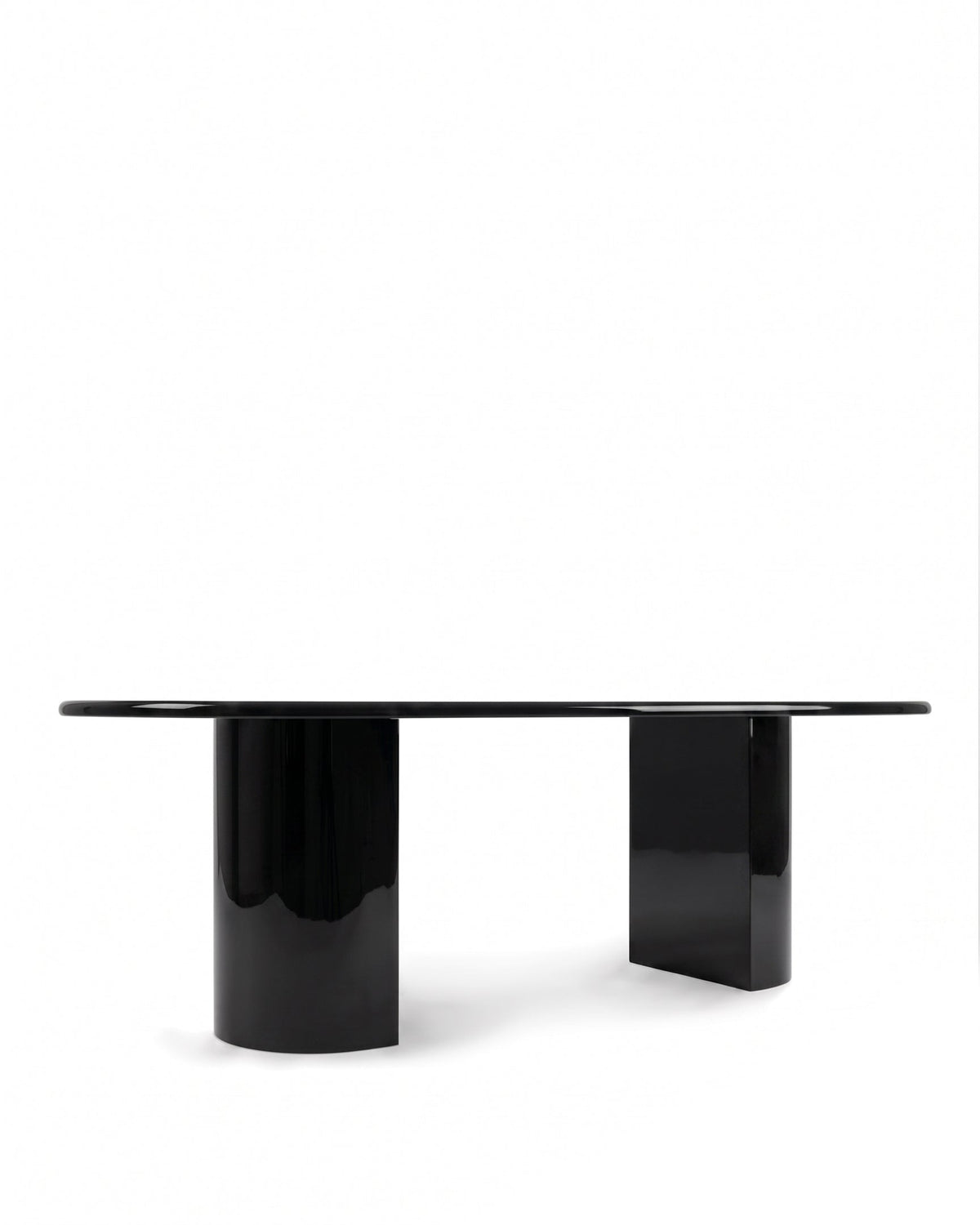 Danta gloss™ 98-inch dining table | black lacquer - tables gloss | madorne