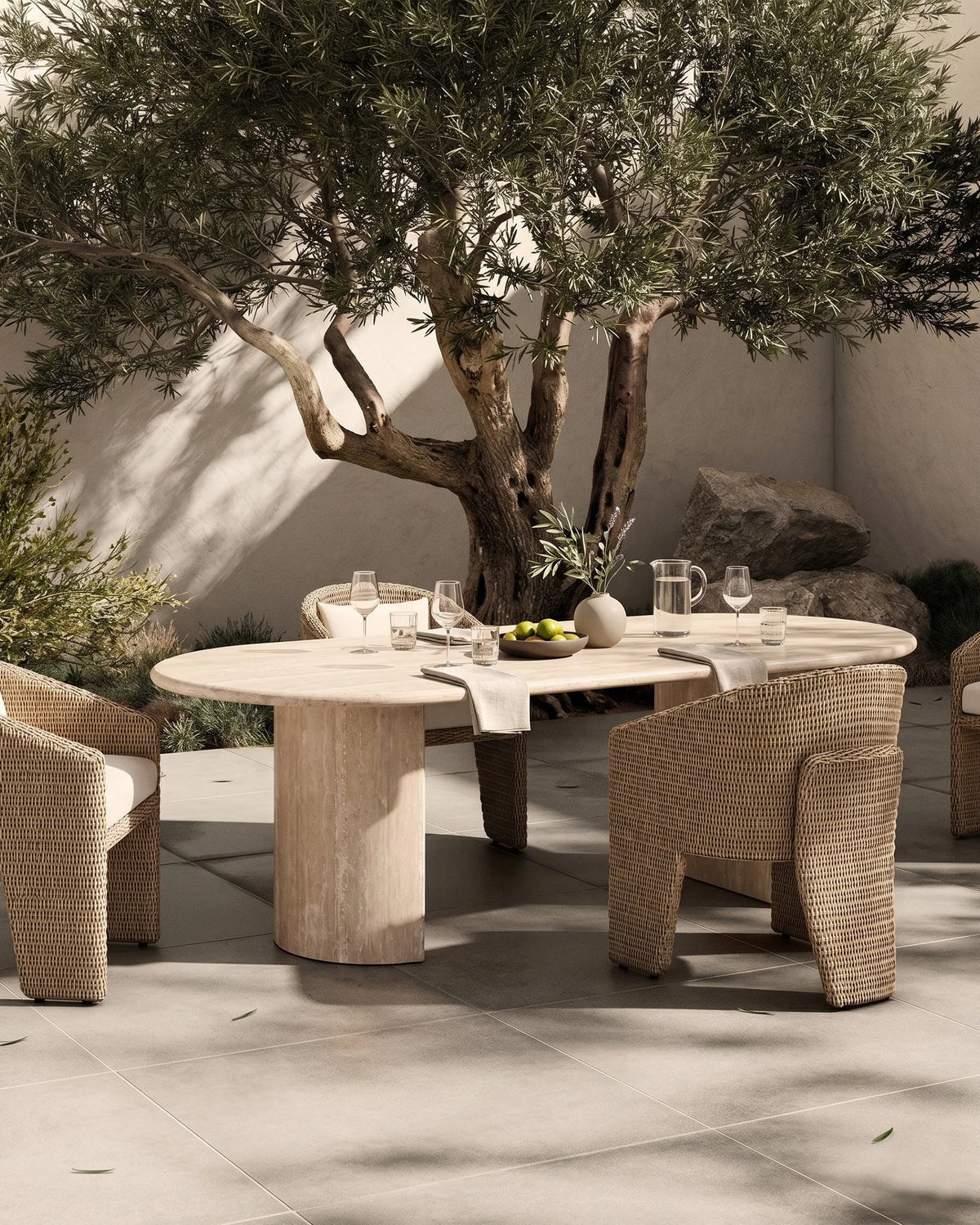 Dante 98™ dining table | sculptural finish - tables 98 | madorne