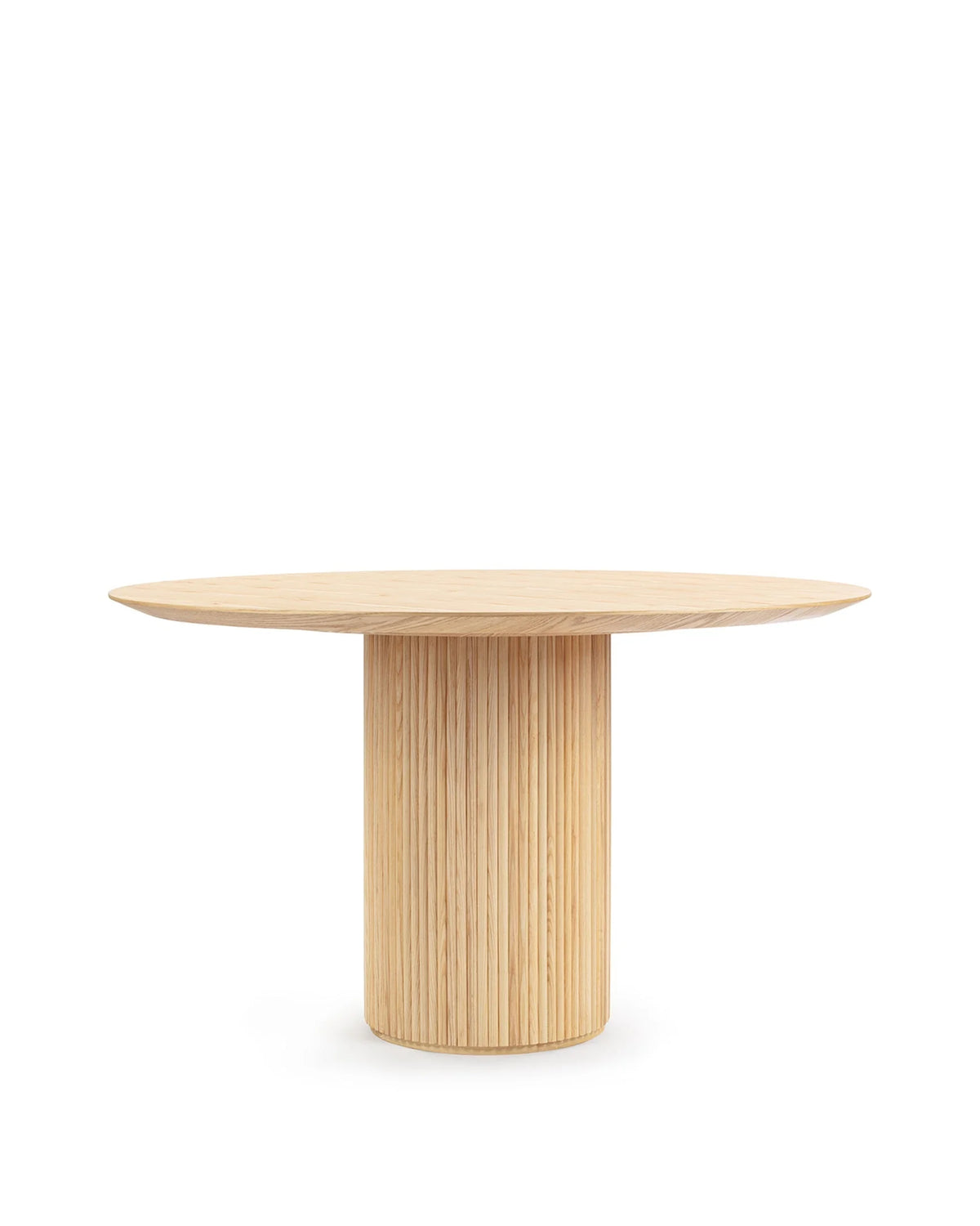 Deca 51™ round dining table | walnut veneer - ash - tables 51 | designer | madorne