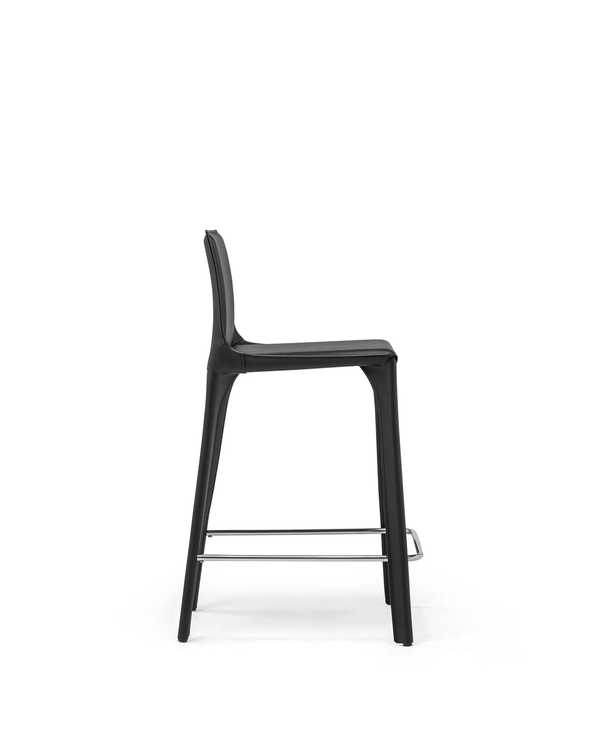 Doma 08™ counter stool | leather upholstery - bar & stools 08 inspired by cab 410 | madorne