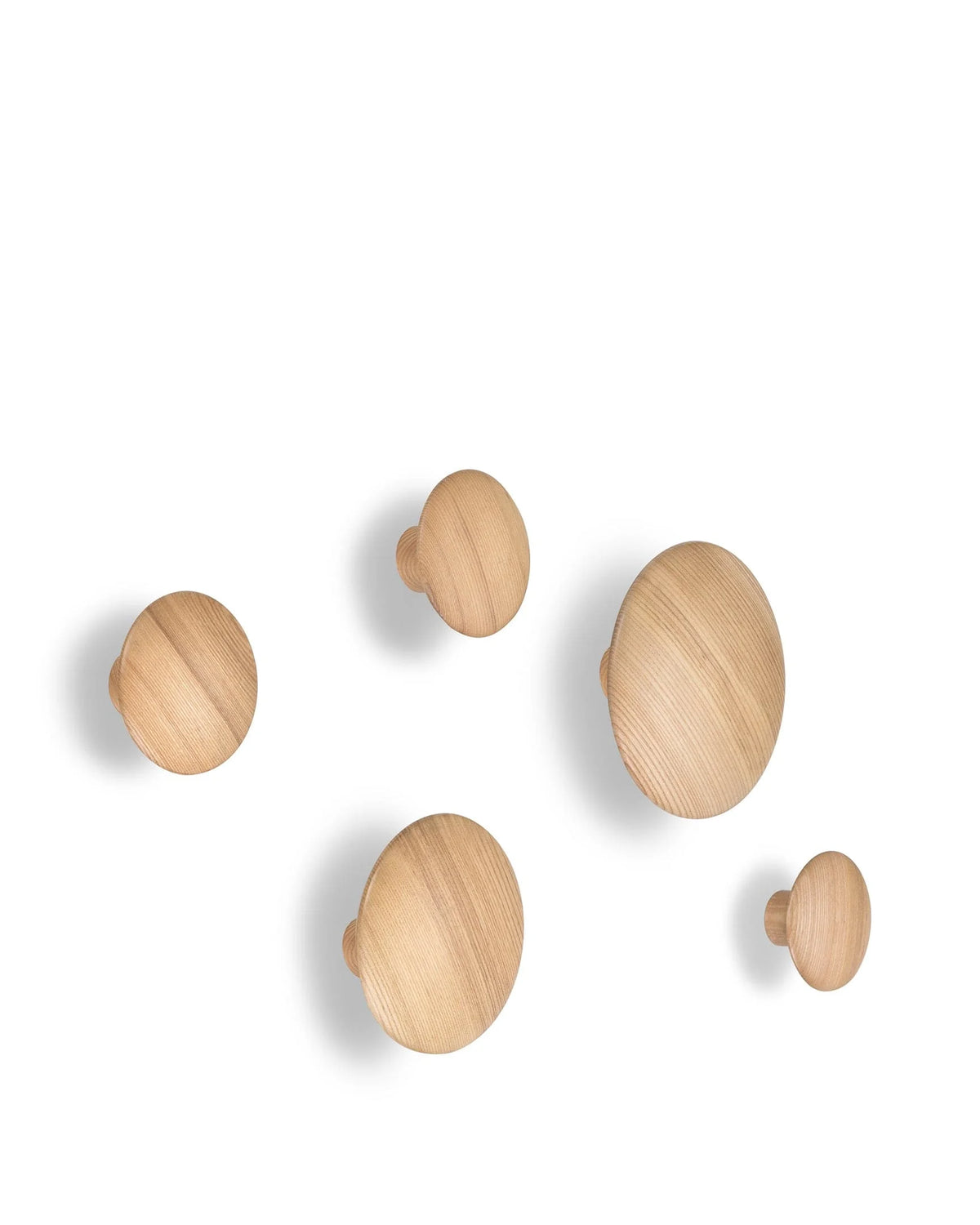 Dota™ sculptural coat hooks | ash wood - storage inspired by the dots | madorne