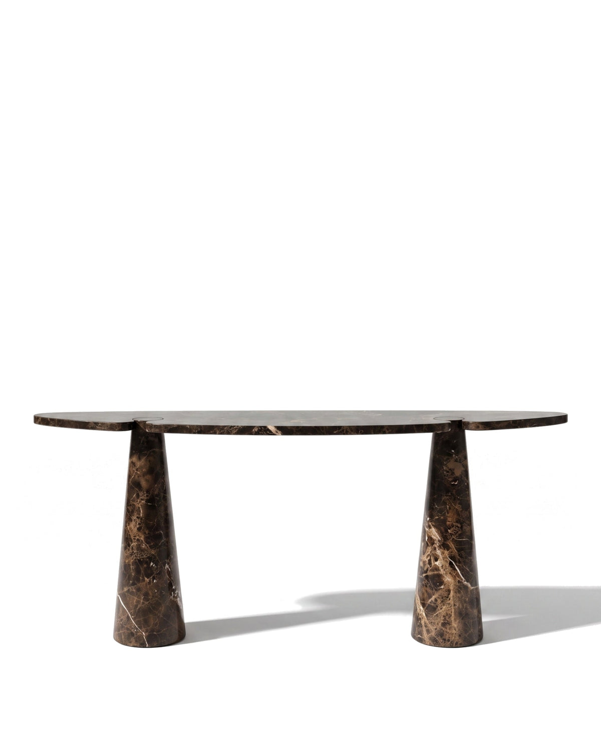 Eros stone™ console table | dark emperador marble - tables table-inspired | madorne