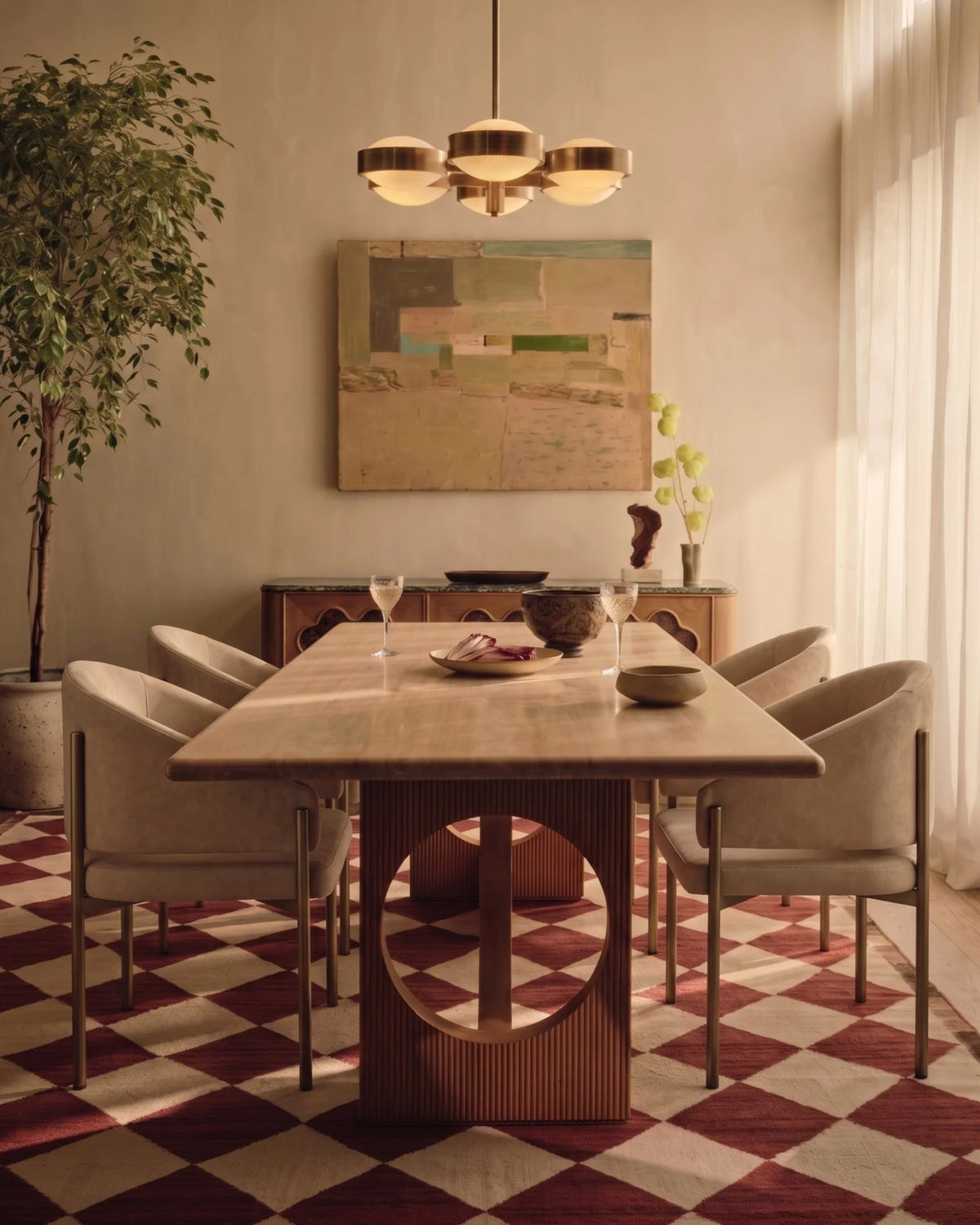 Esma™ barrel dining chair | metal frame - chairs curved with | madorne