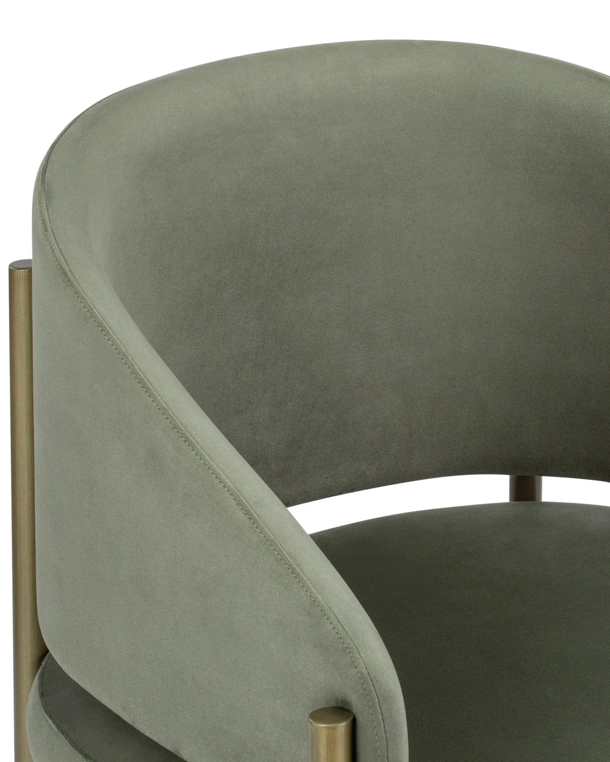 Esma™ barrel dining chair | metal frame - chairs curved with | madorne