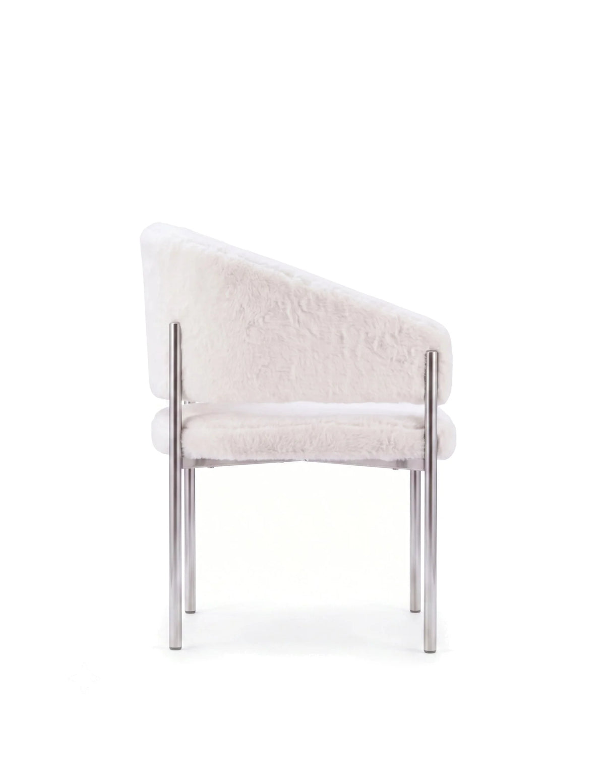 Esma™ barrel dining chair | metal frame - chairs curved with | madorne