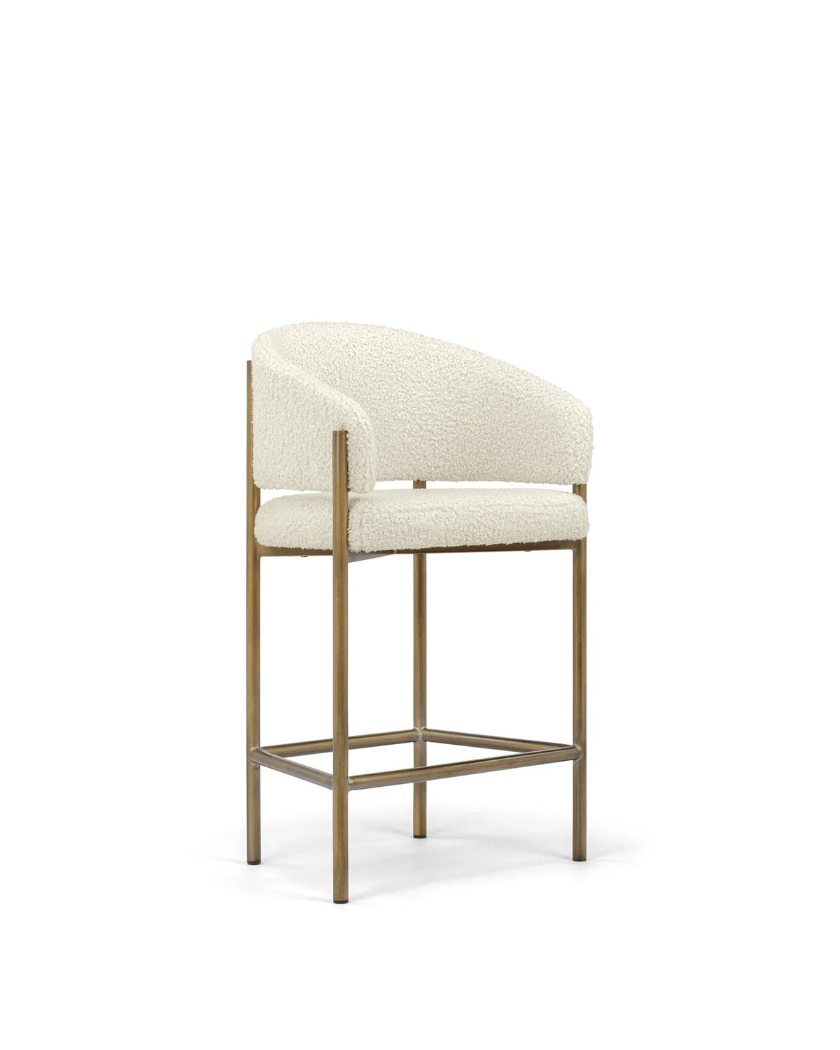 Esma™ counter stool | curved back and metal frame - bar & stools esma | designer or | madorne