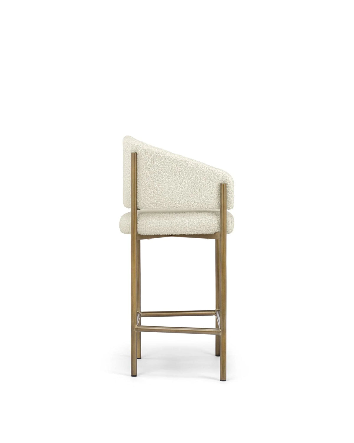 Esma™ counter stool | curved back and metal frame - bar & stools esma | designer or | madorne