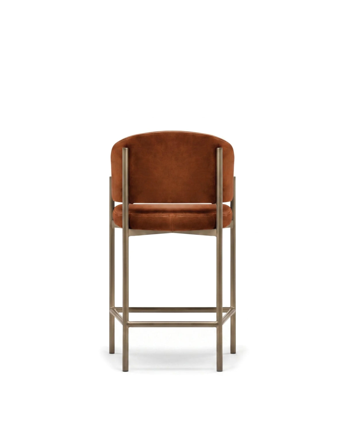 Esma™ counter stool | curved back and metal frame - bar & stools esma | designer or | madorne