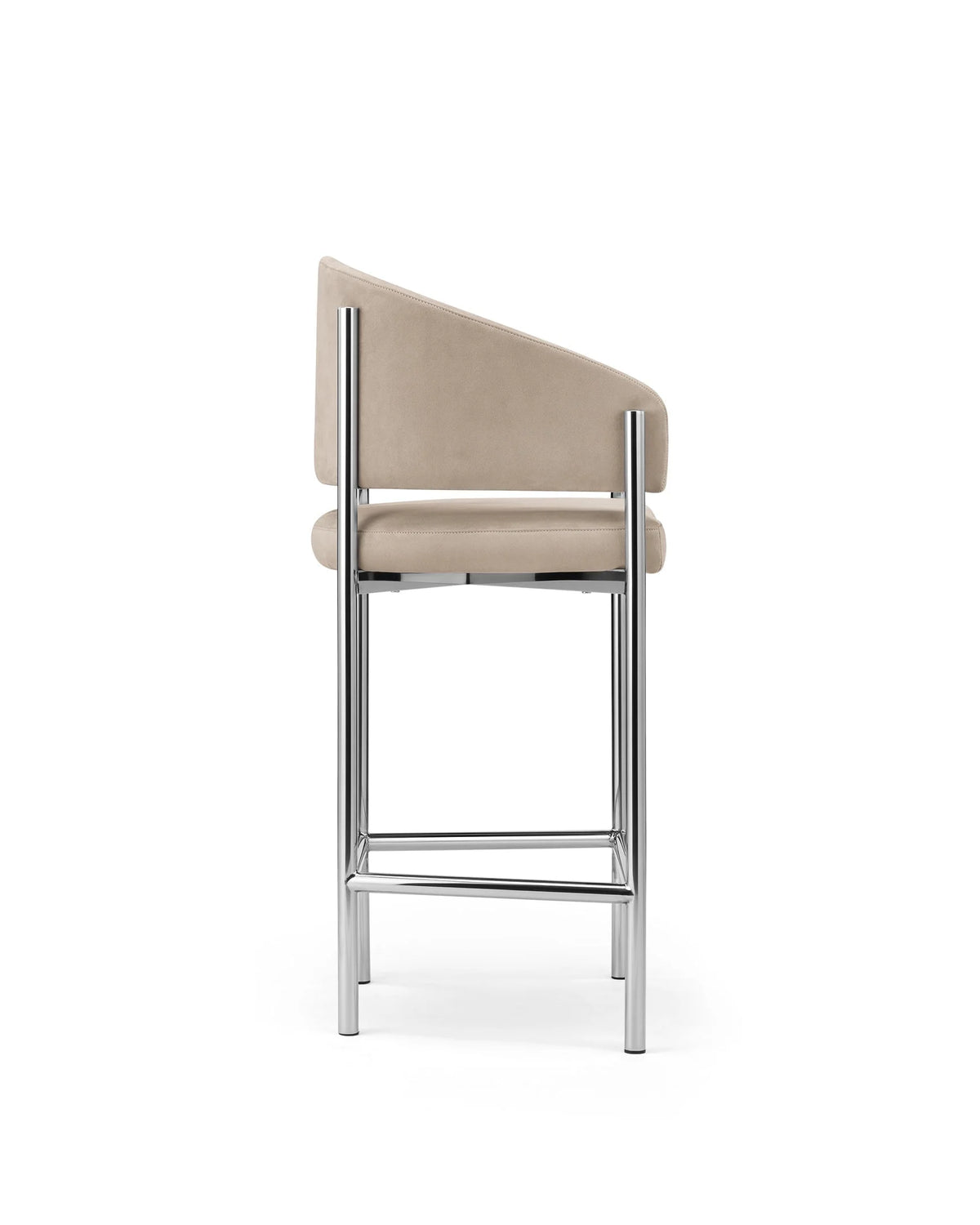 Esma™ counter stool | curved back and metal frame - bar & stools esma | designer or | madorne