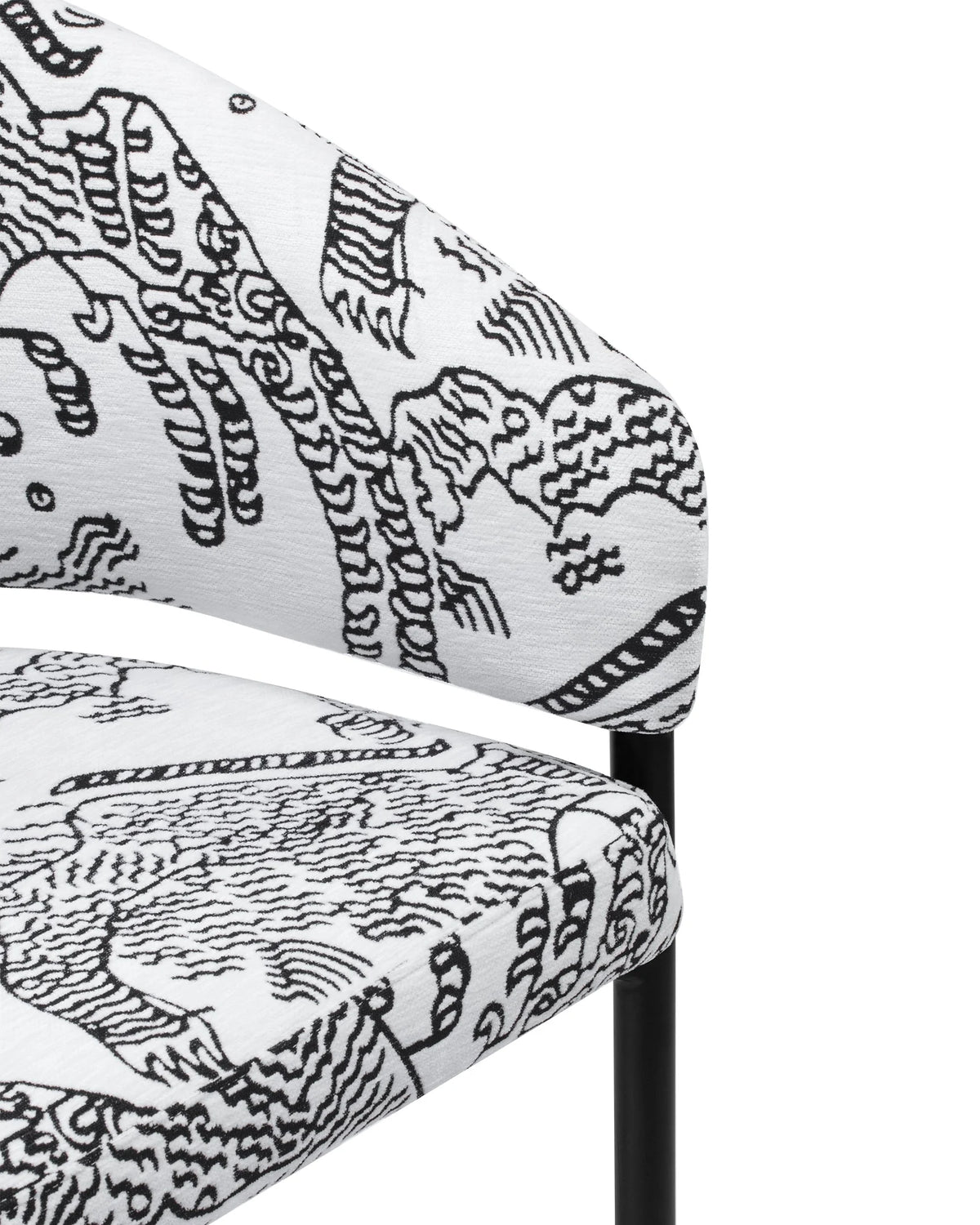 Esma™ counter stool | curved back and metal frame - bar & stools esma | designer or | madorne