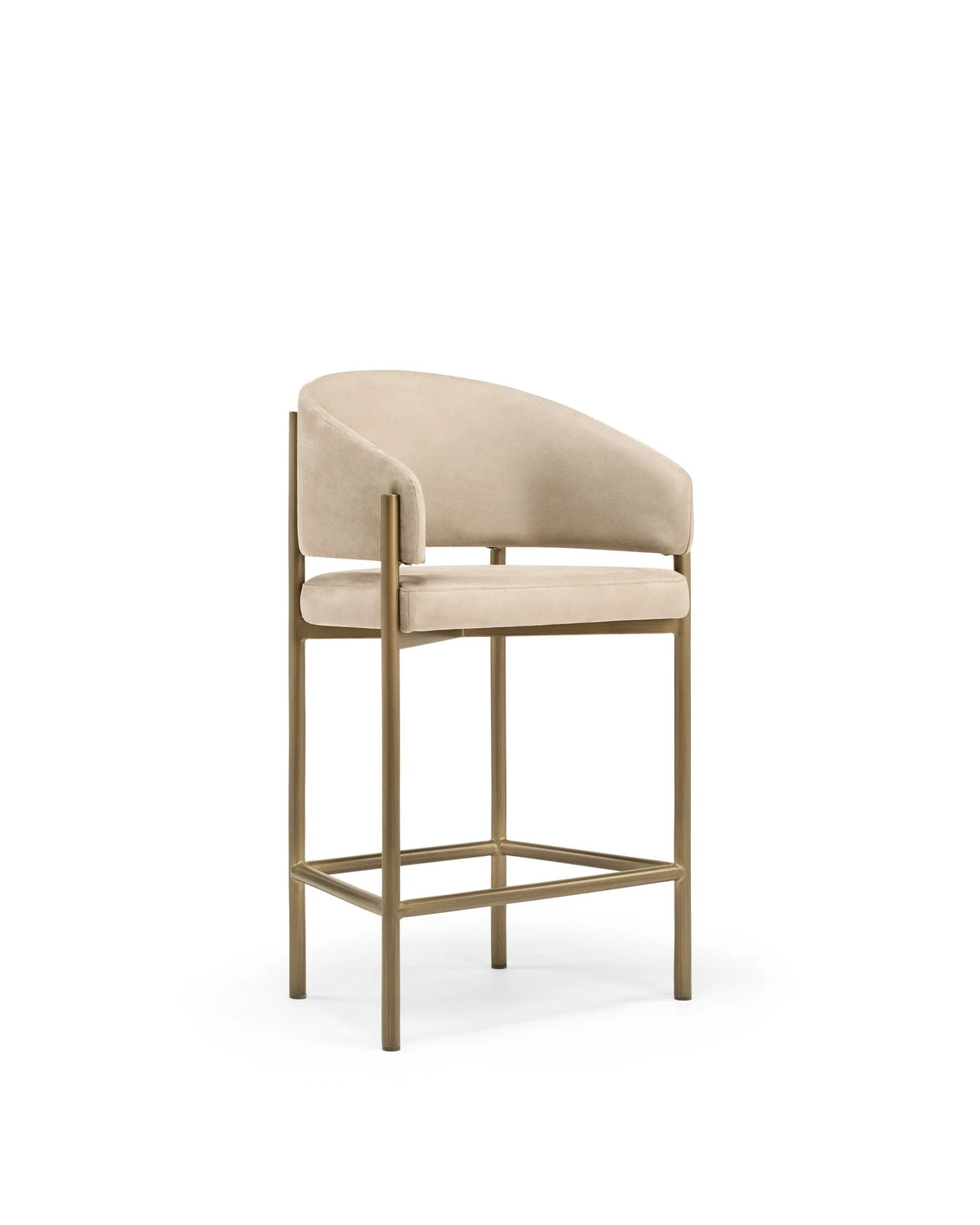 Esma™ counter stool | curved back and metal frame - bar & stools esma | designer or | madorne
