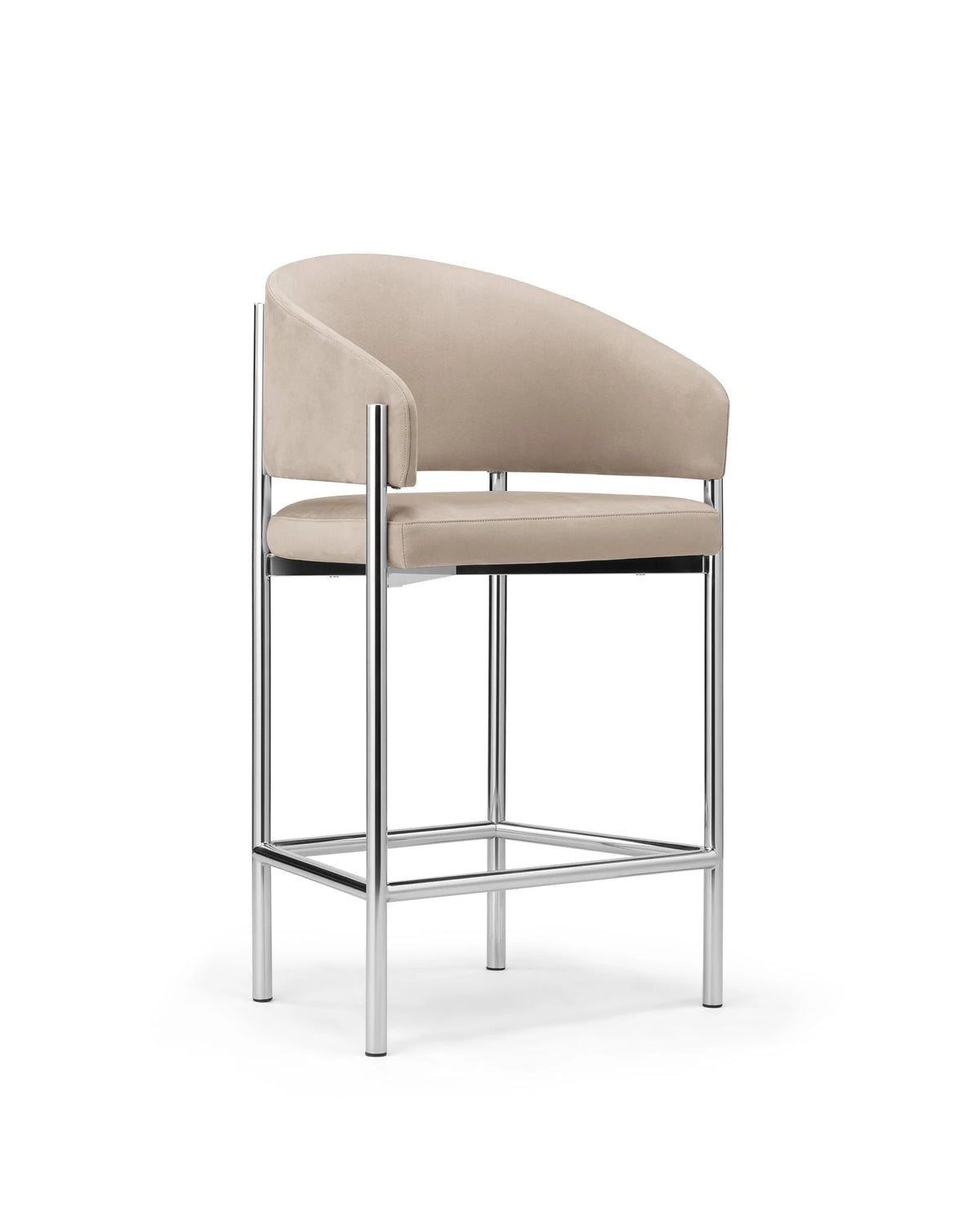 Esma™ counter stool | curved back and metal frame - bar & stools esma | designer or | madorne