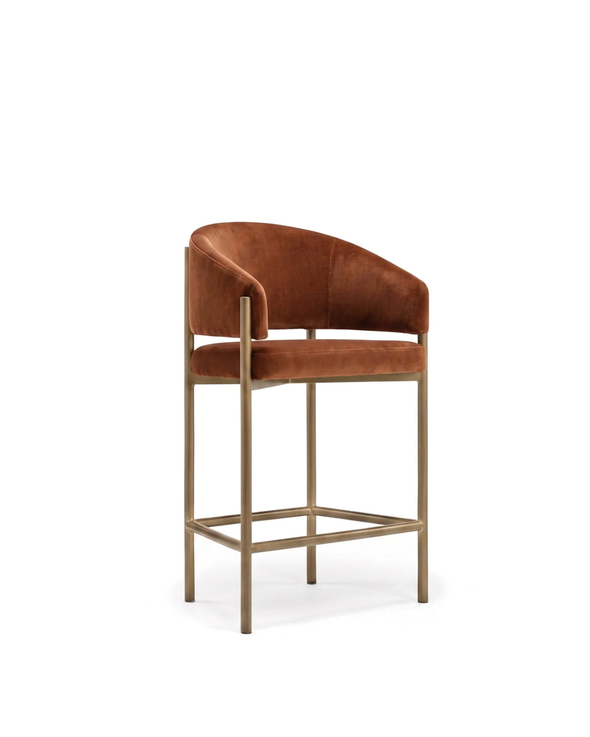 Esma™ counter stool | curved back and metal frame - bar & stools esma | designer or | madorne