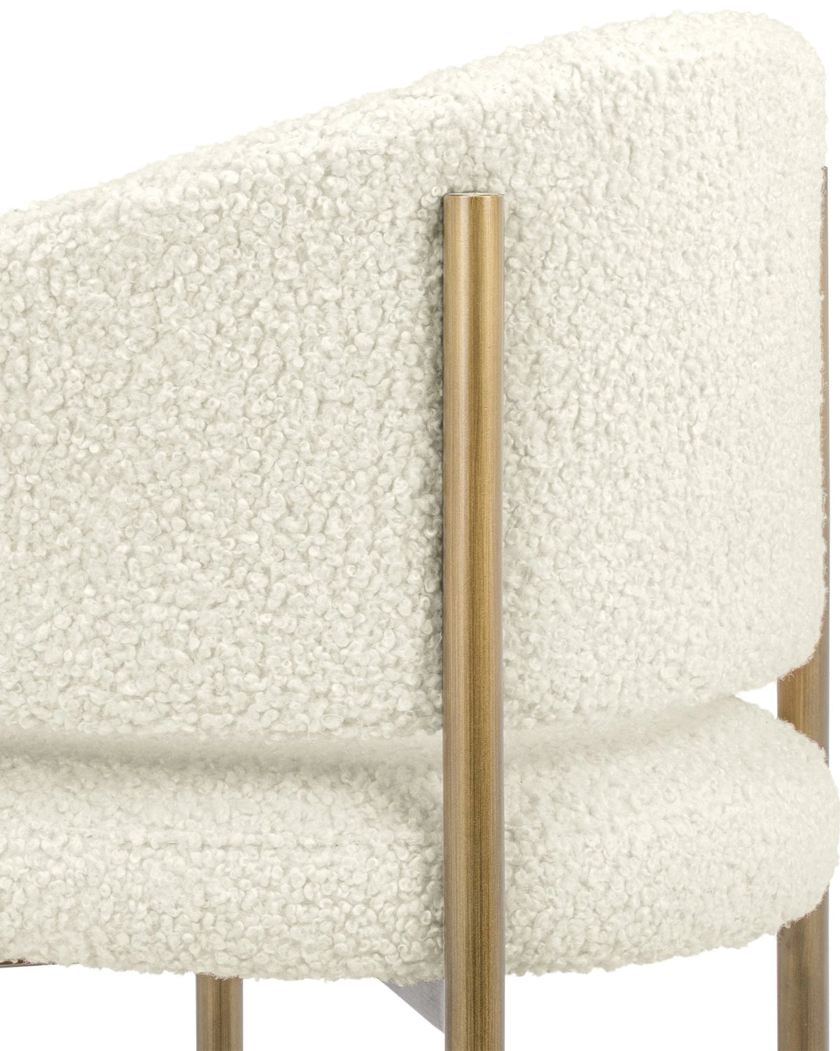 Esma™ counter stool | curved back and metal frame - bar & stools esma | designer or | madorne