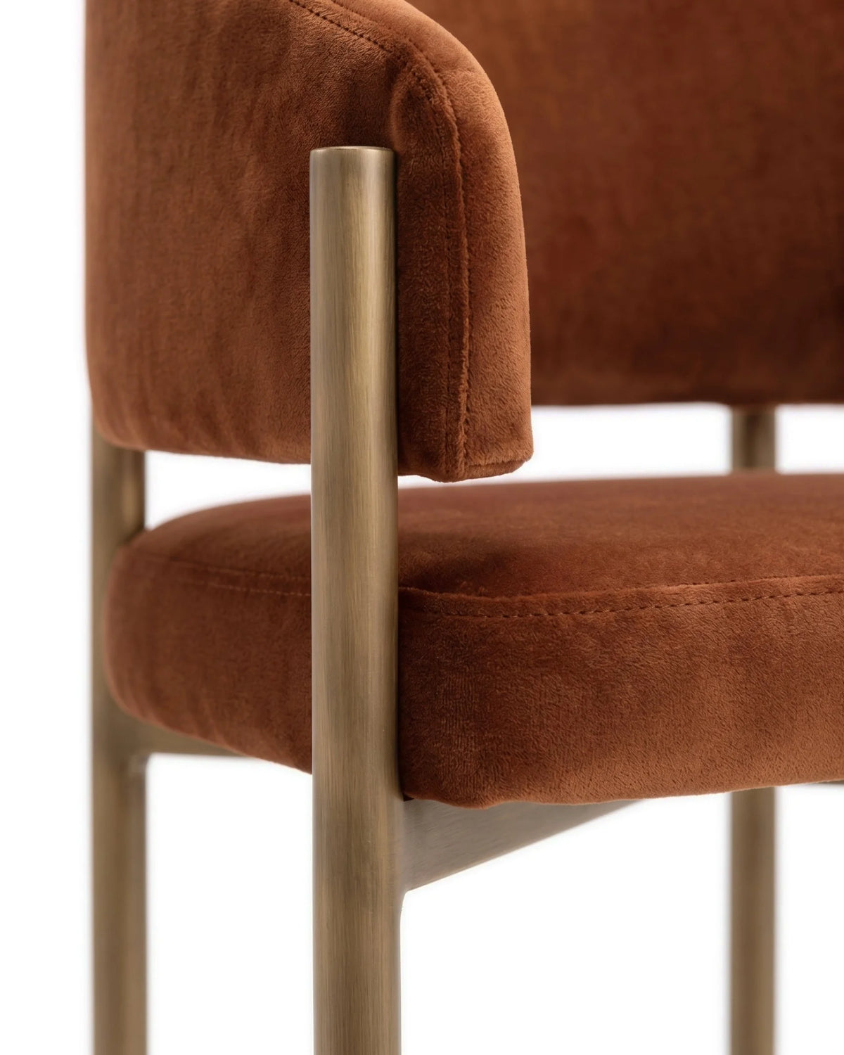 Esma™ counter stool | curved back and metal frame - bar & stools esma | designer or | madorne