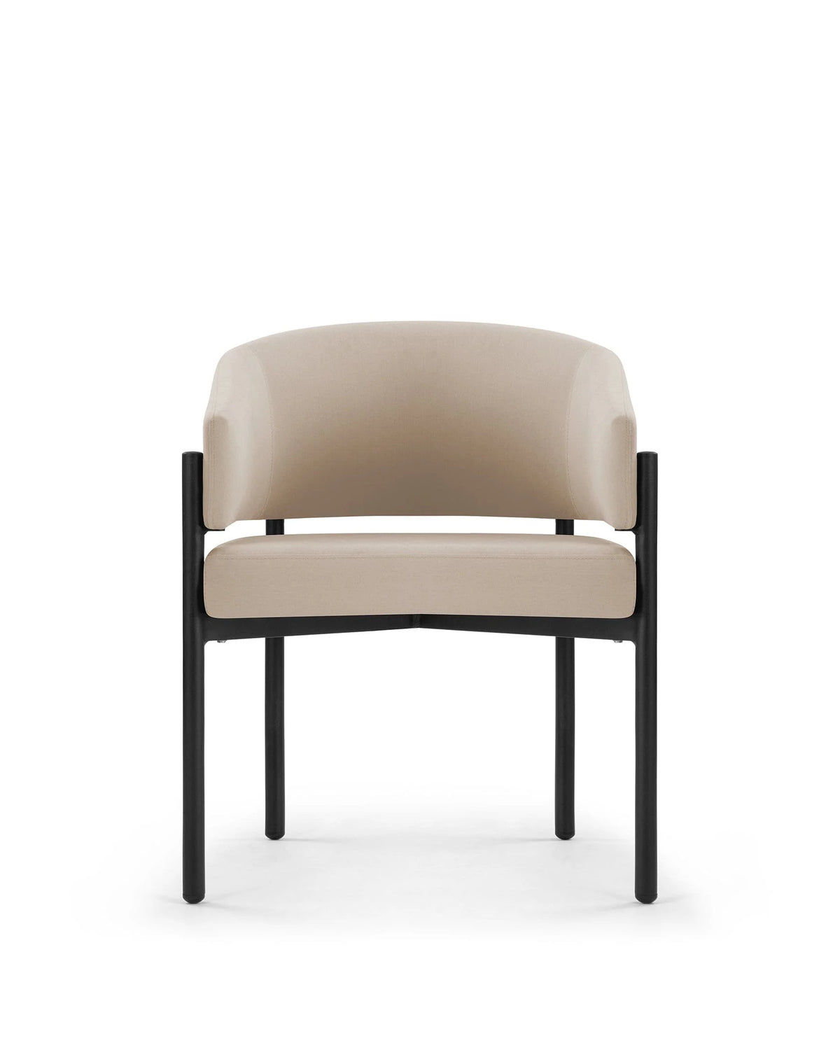 Esma outdoor™ dining chair | performance weave - latte and black - outdoor chairs | madorne