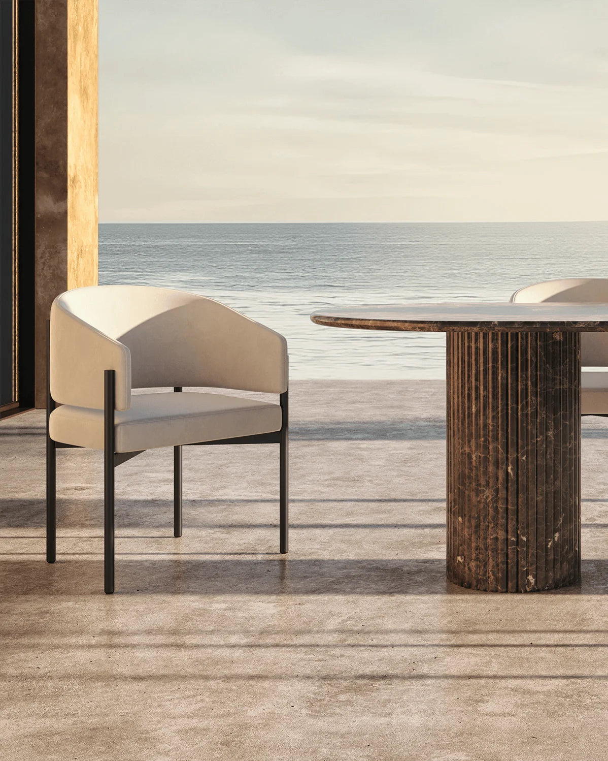 Esma outdoor™ dining chair | performance weave - outdoor chairs | madorne