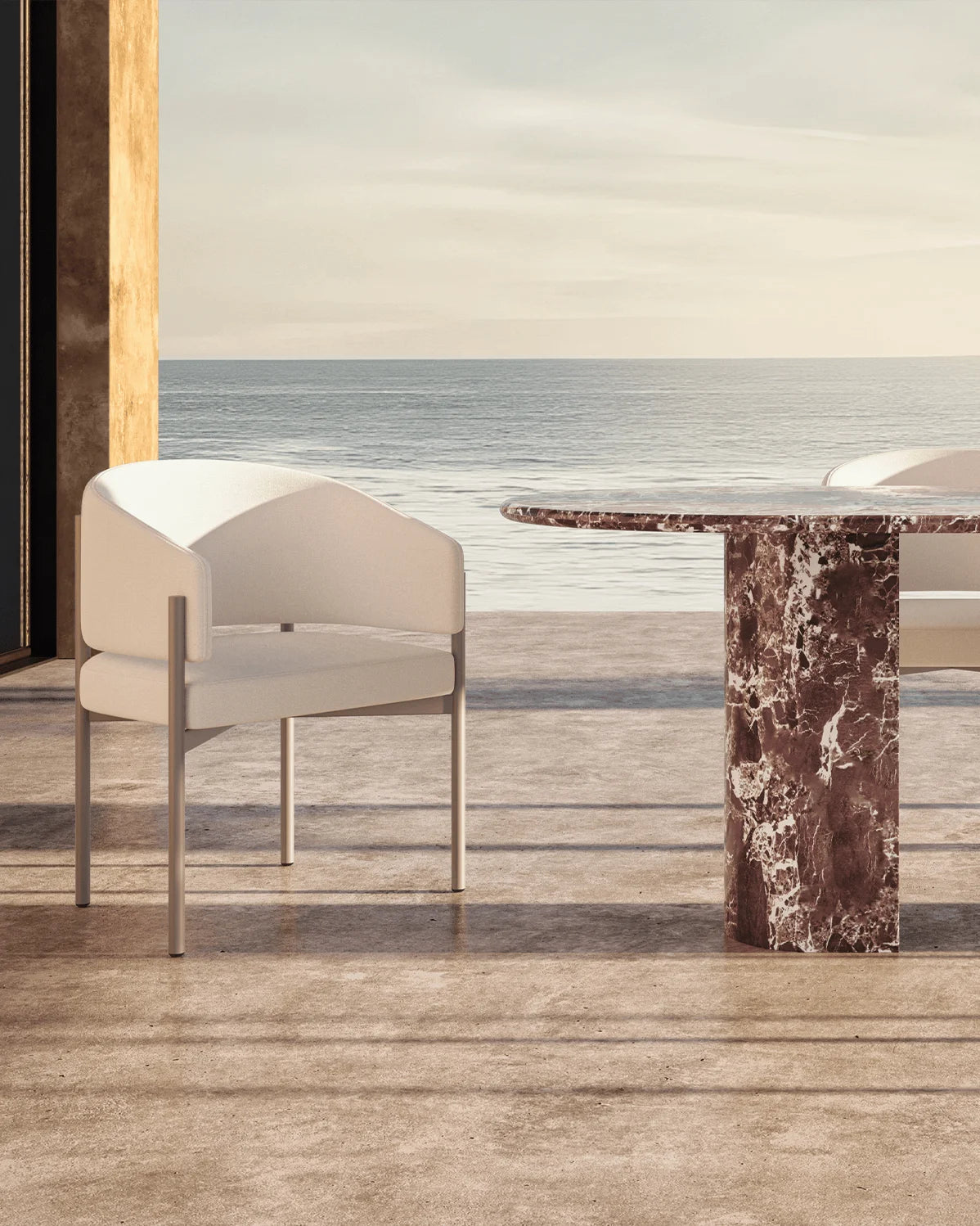 Esma outdoor™ dining chair | performance weave - outdoor chairs | madorne