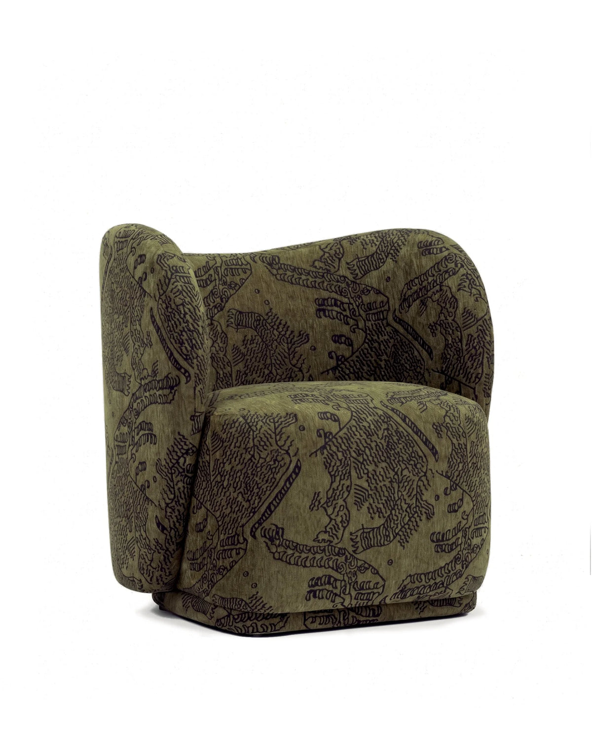 Essa wing™ lounge chair | sculptural upholstery - chairs wing | designer | madorne