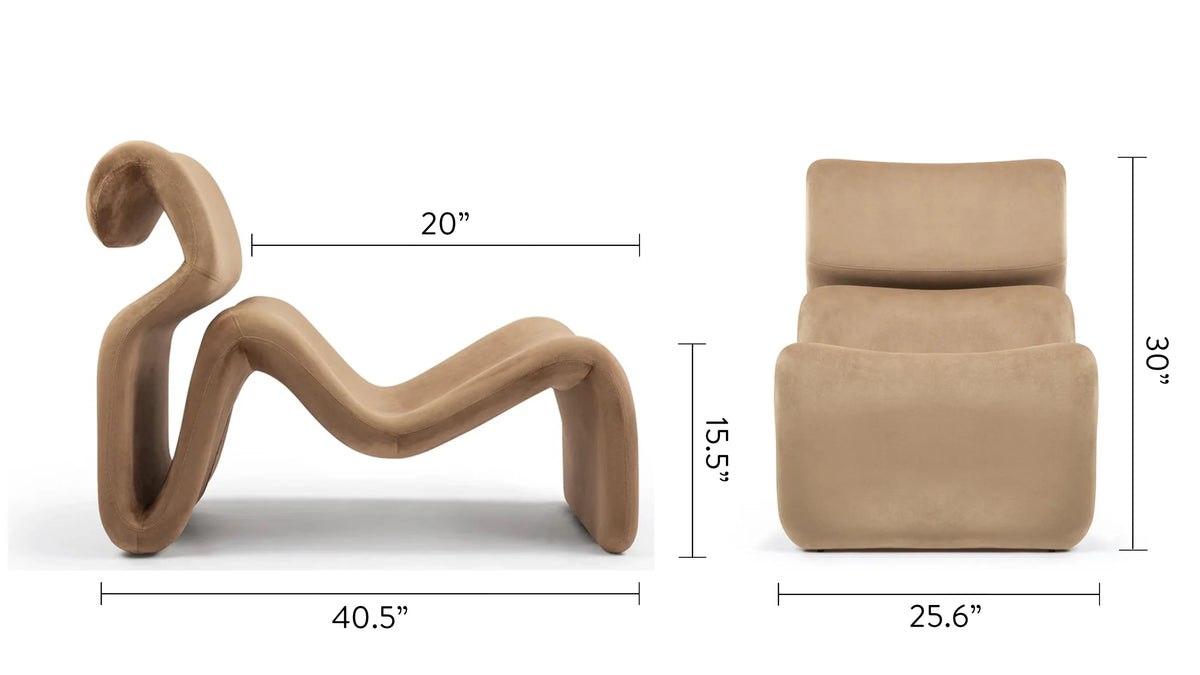 Etera 70™ chaise lounge | serpentine form - chairs 70 | chair | madorne