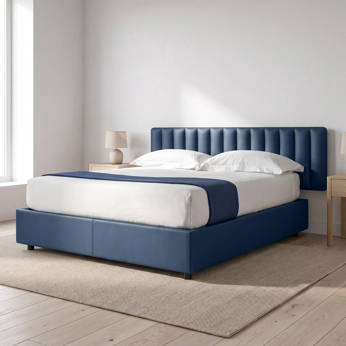 Ferda Leather Storage Bed Frame – detail view 2