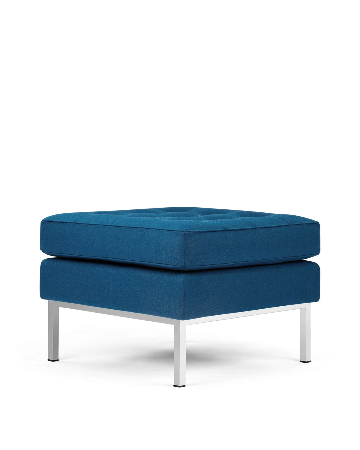 Flo 54™ ottoman | upholstery and steel - stools & ottomans 54 | modern | contemporary design | madorne