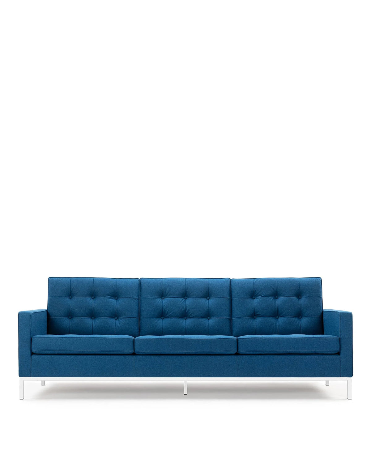 Flo 54™ three-seater sofa | tailored modernist - indigo blue wool - 3 seaters 54 | designer | madorne