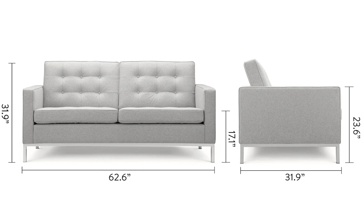Flo 54™ two-seater sofa | tailored modernist - 2 seaters 54 | designer | madorne