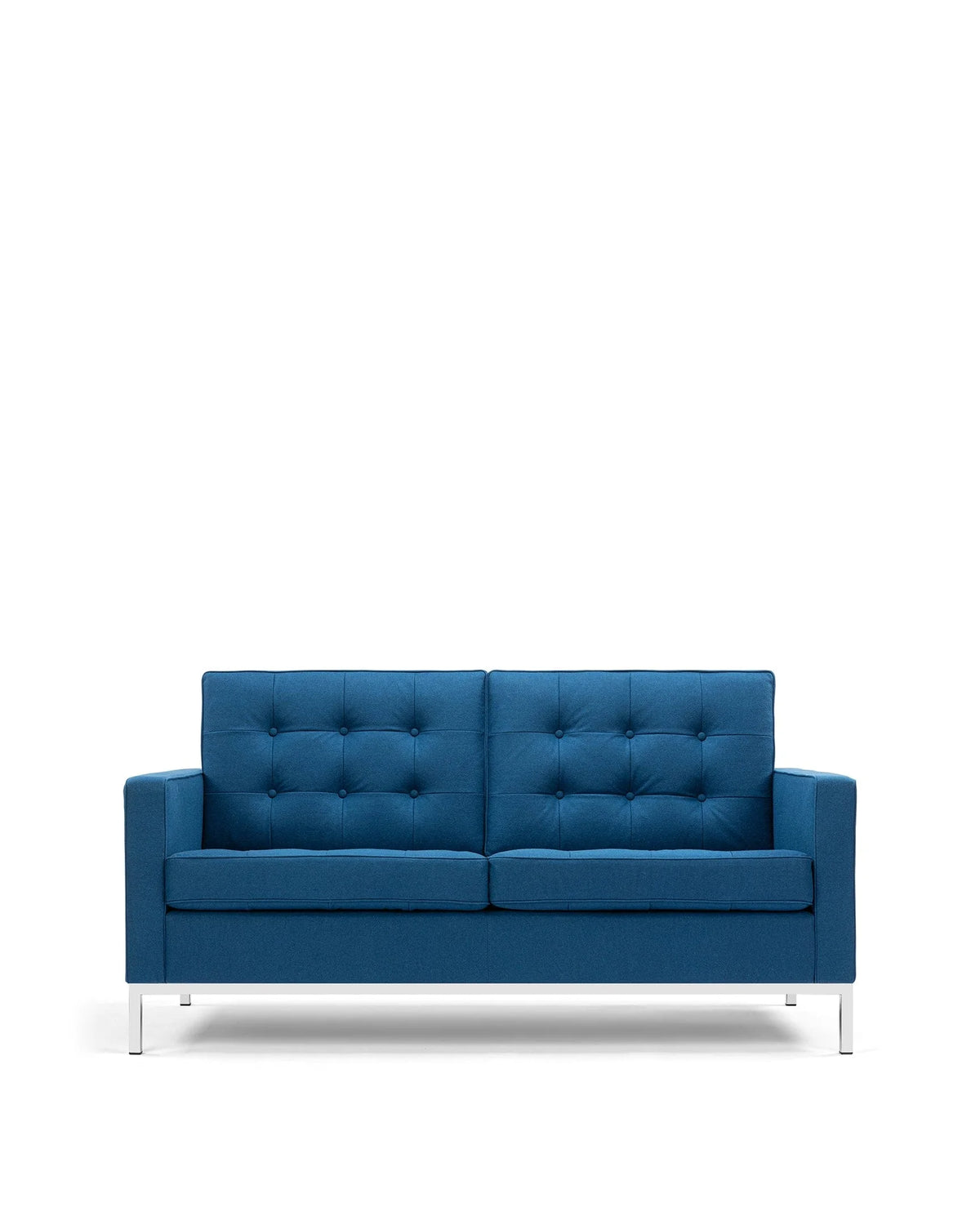 Flo 54™ two-seater sofa | tailored modernist - indigo blue wool - 2 seaters 54 | designer | madorne